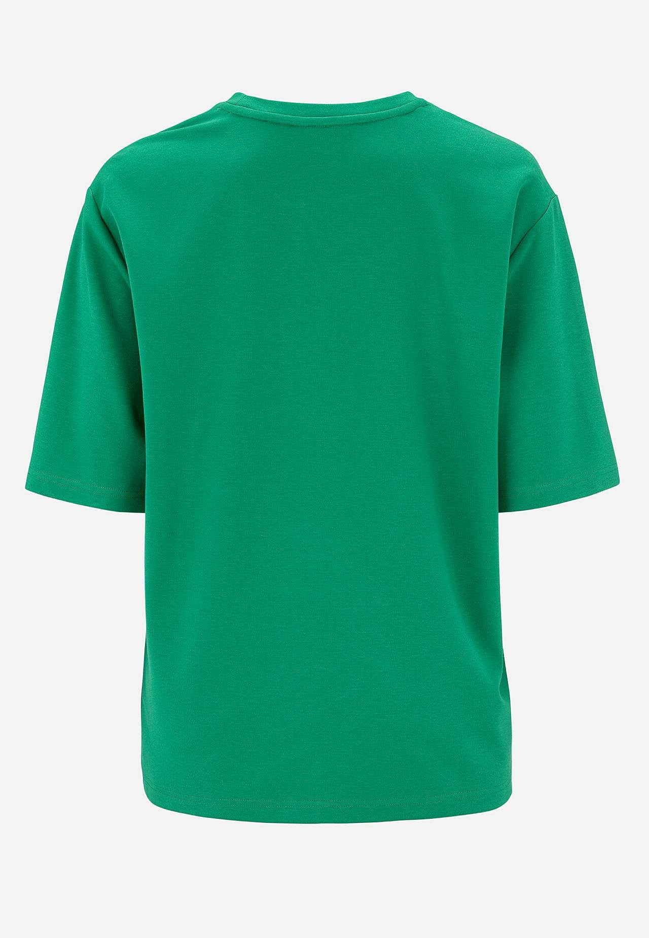 T-shirt in heavy tricot