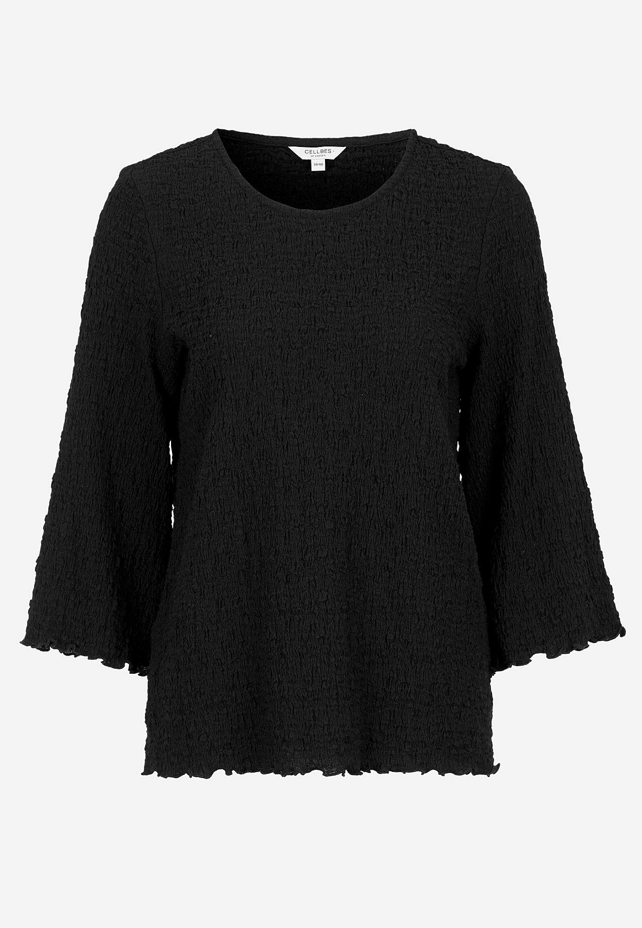 Jersey top with structure
