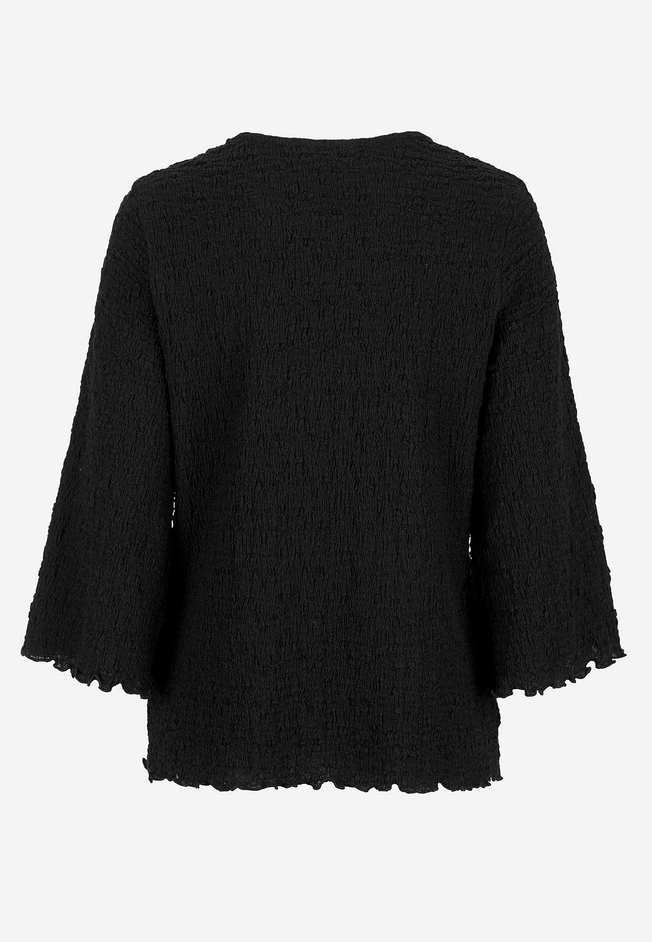 Jersey top with structure