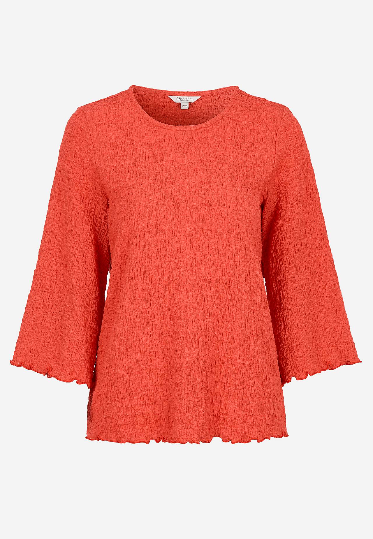 Jersey top with structure