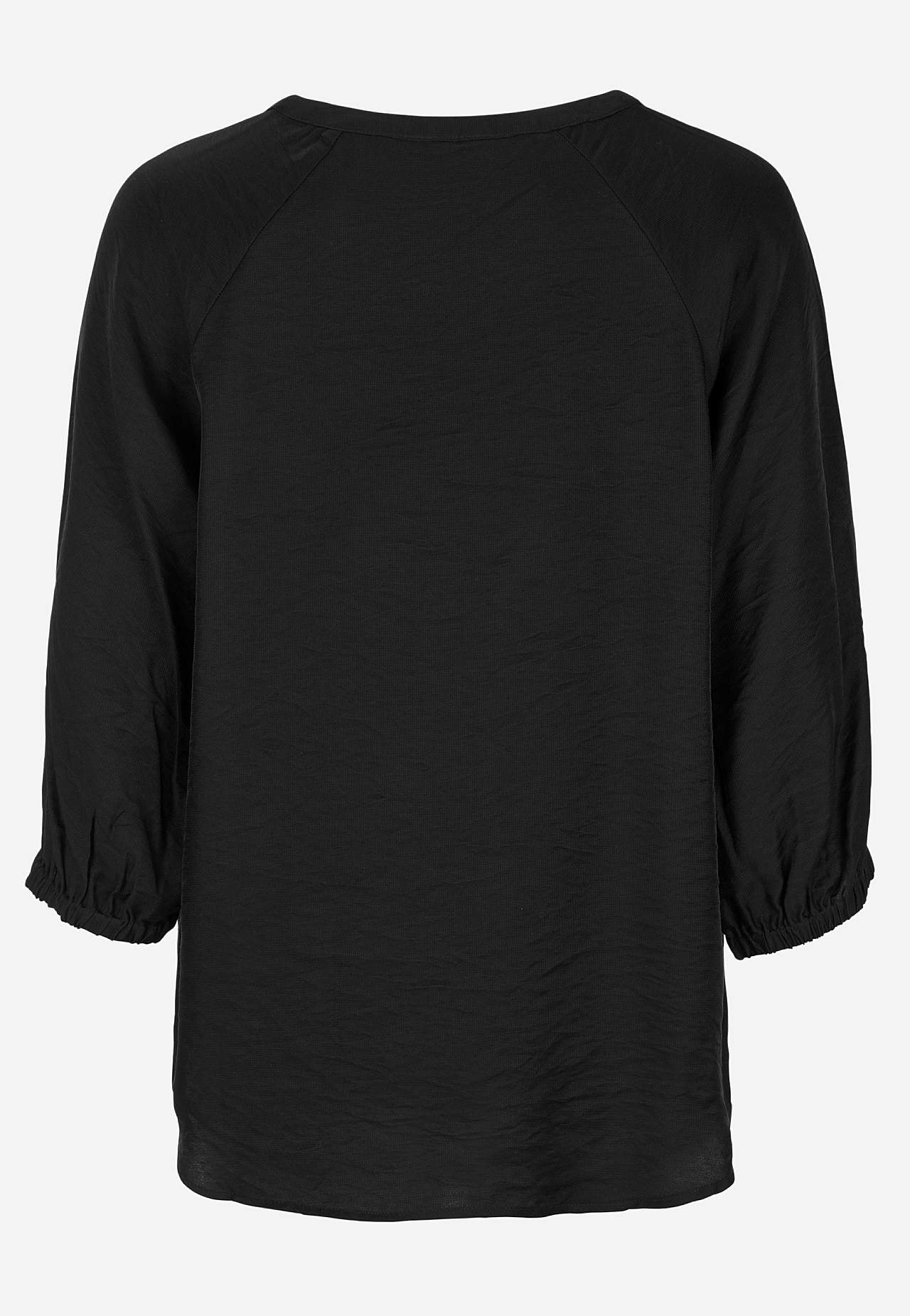Woven blouse with structure