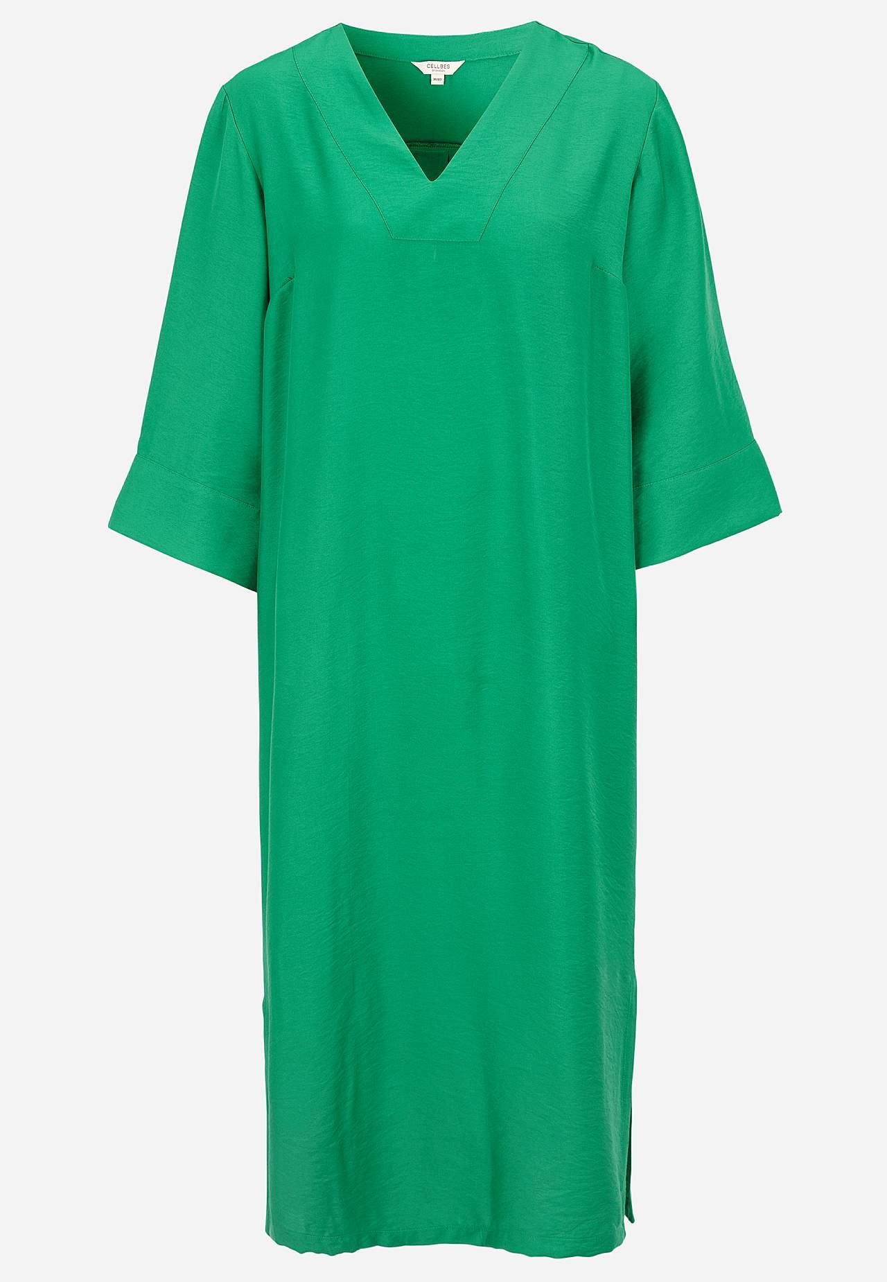 Woven kaftan dress