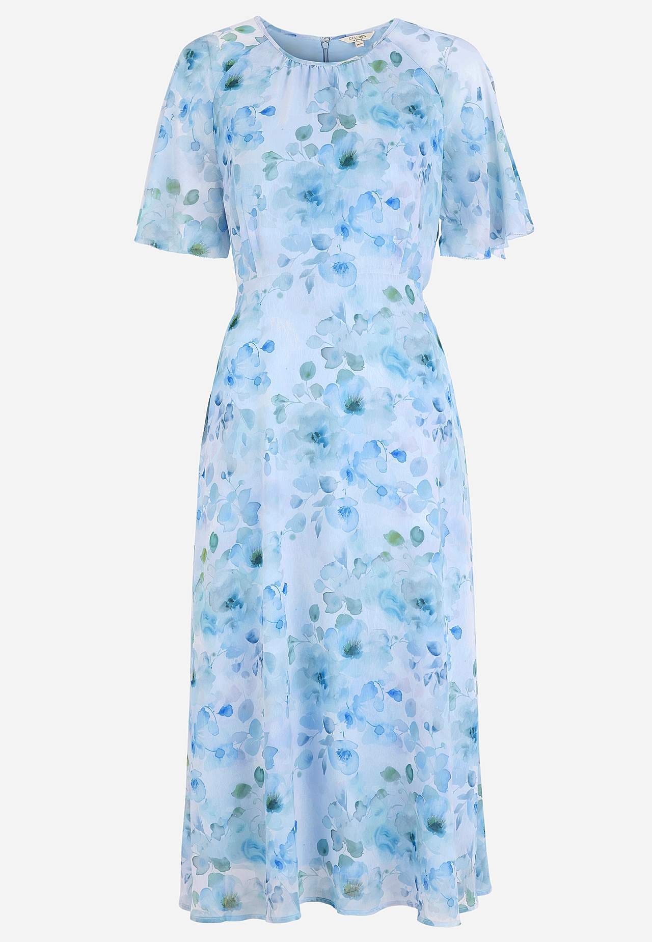 Floral chiffon dress