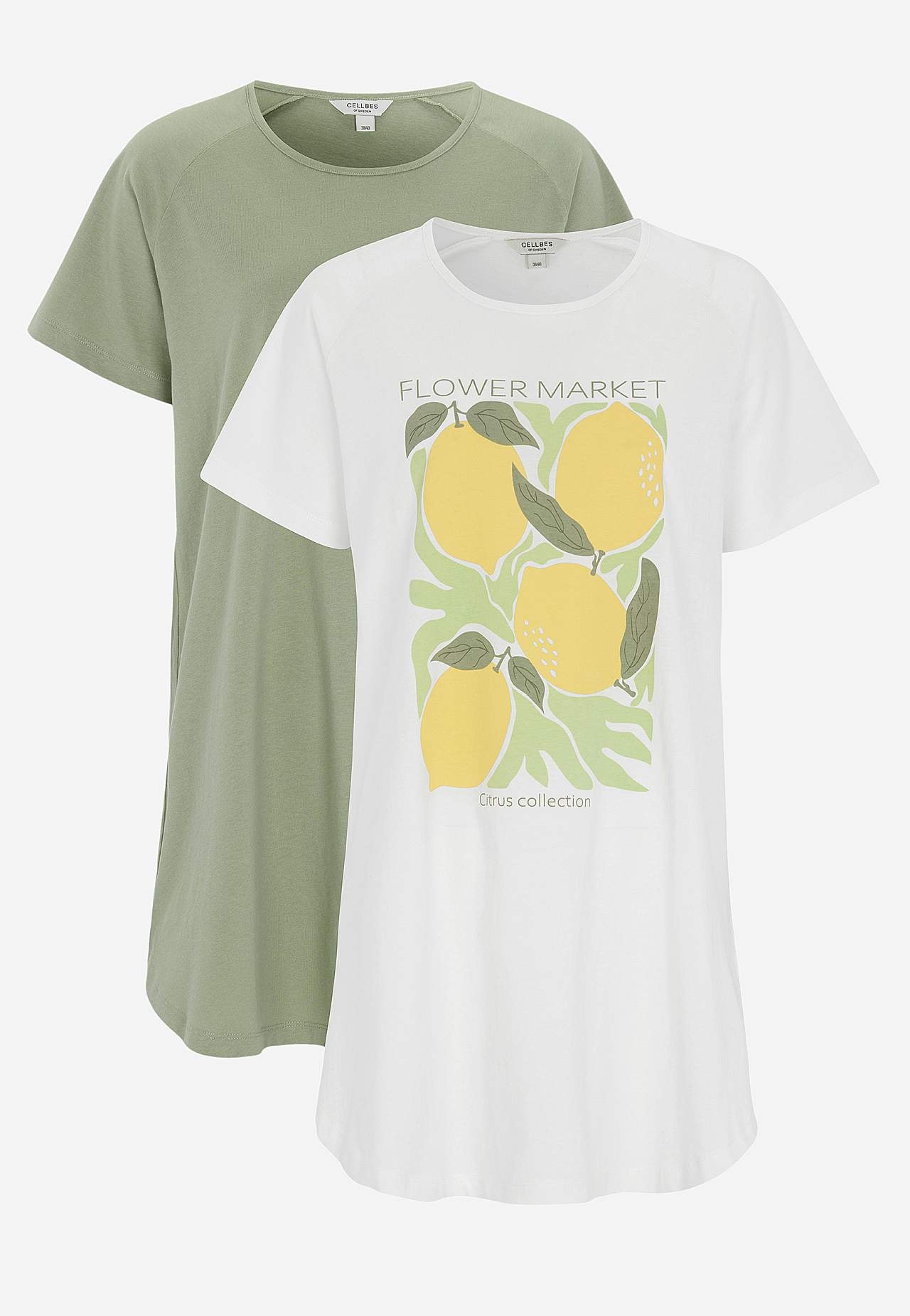 Jersey tuniq in organic cotton 2-pack