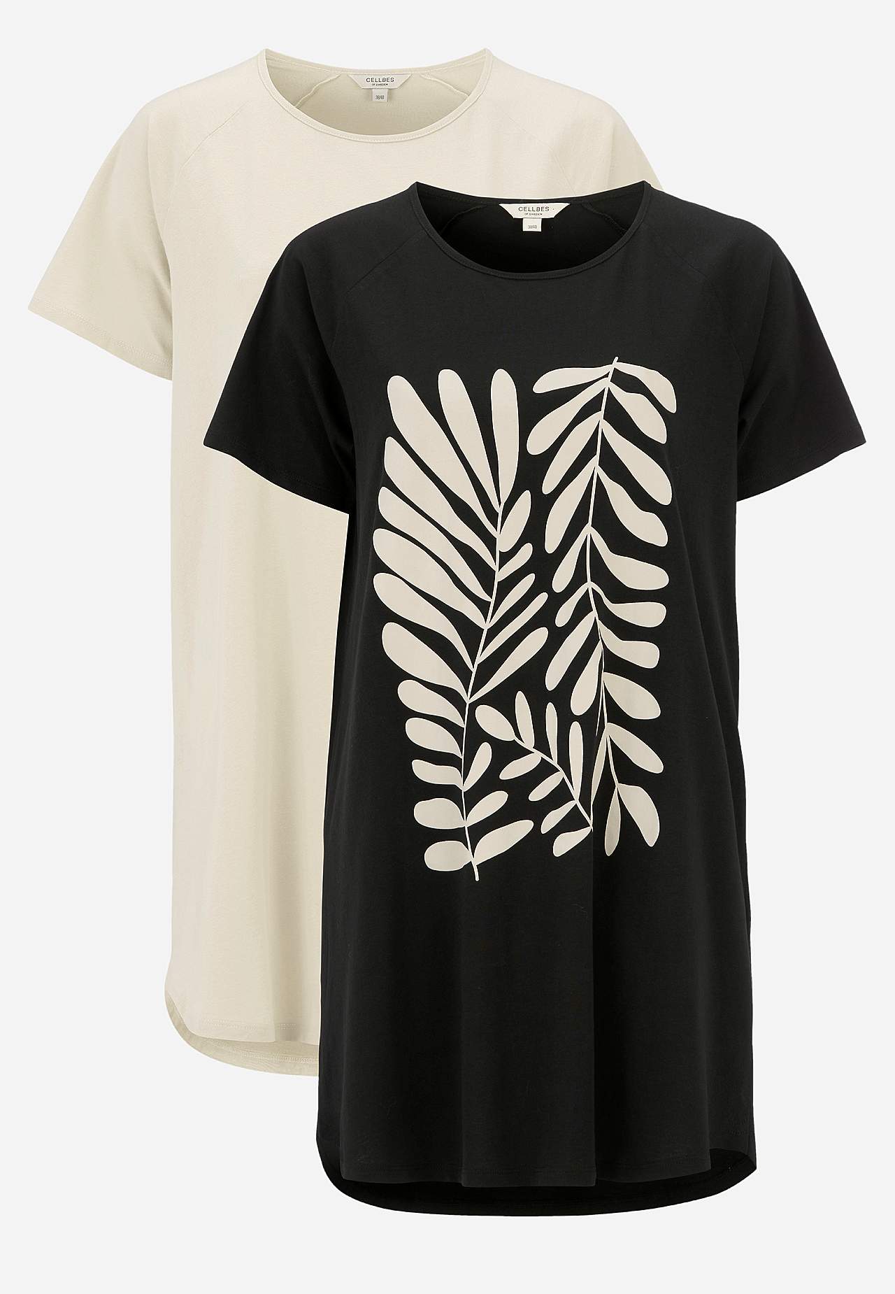 Jersey tuniq in organic cotton 2-pack