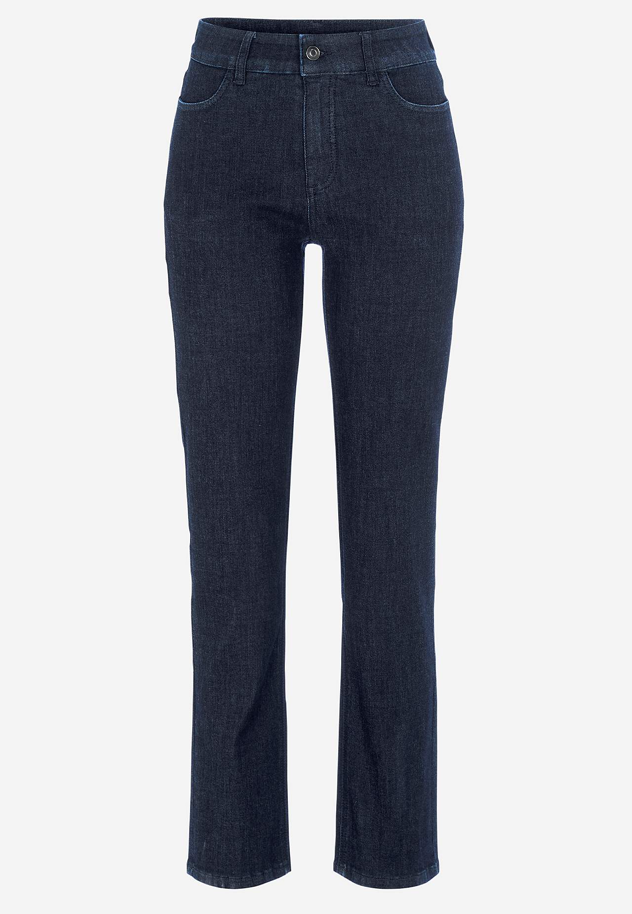 Straight jeans in denim with superstretch Sara