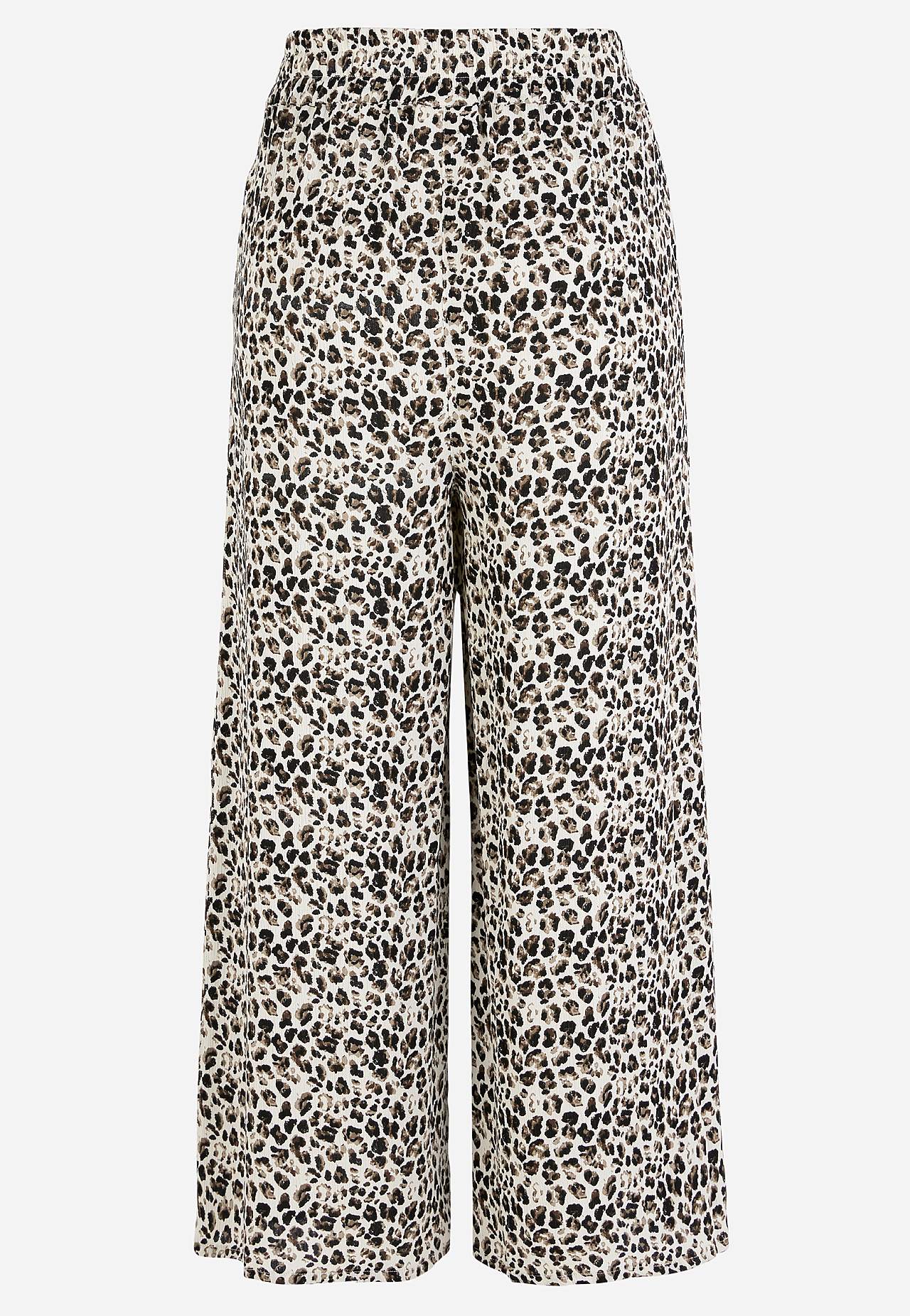 Crepe culotte trousers