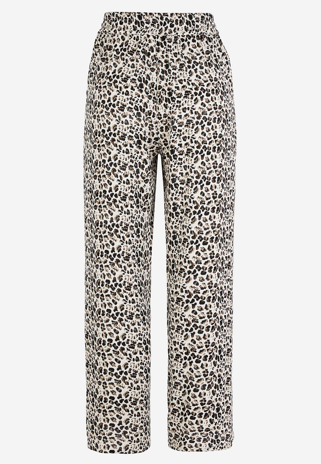 Trousers in viscose crepe