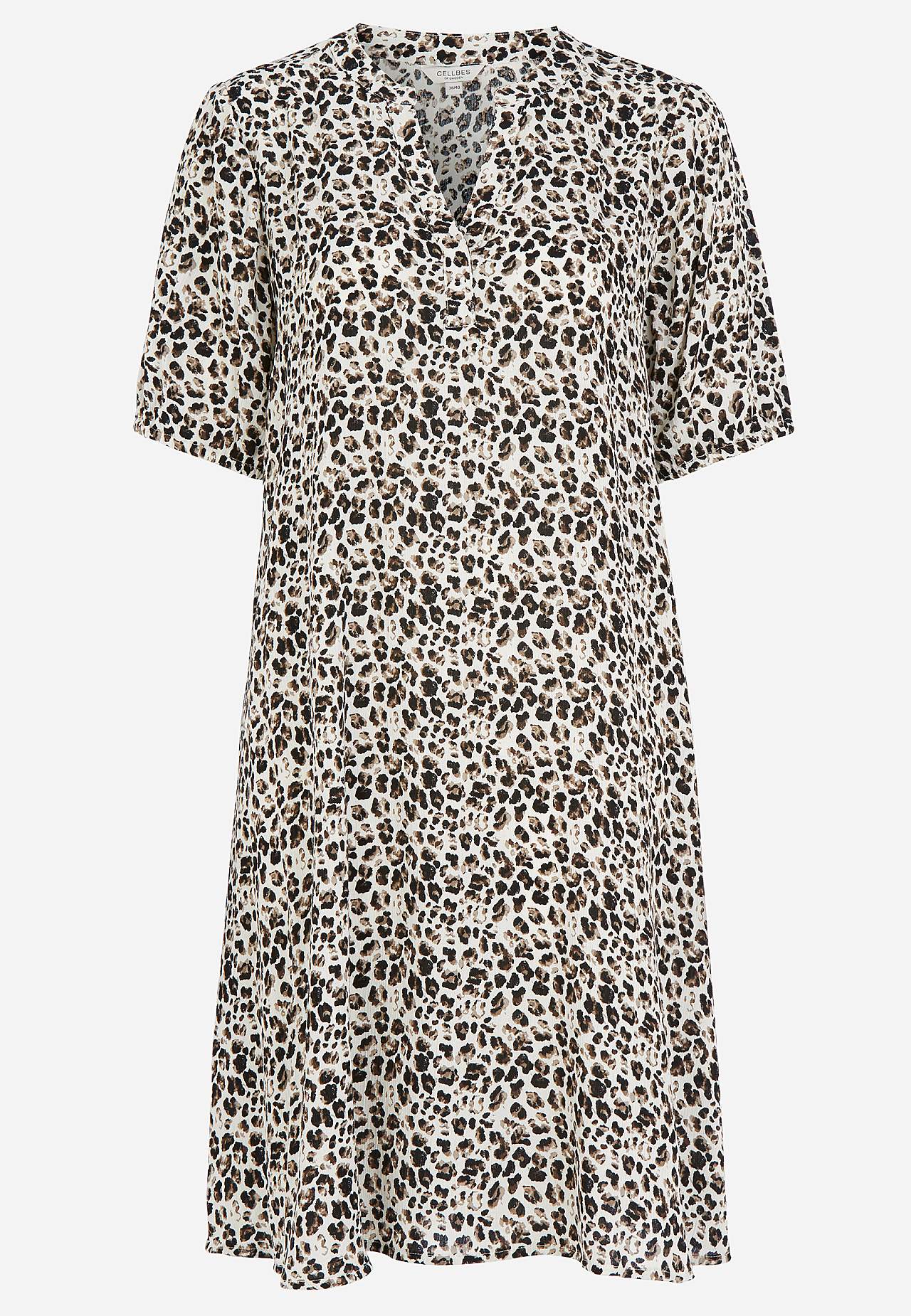 Dress in viscose crepe