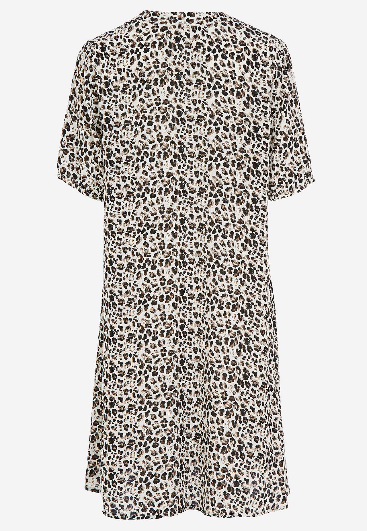 Dress in viscose crepe
