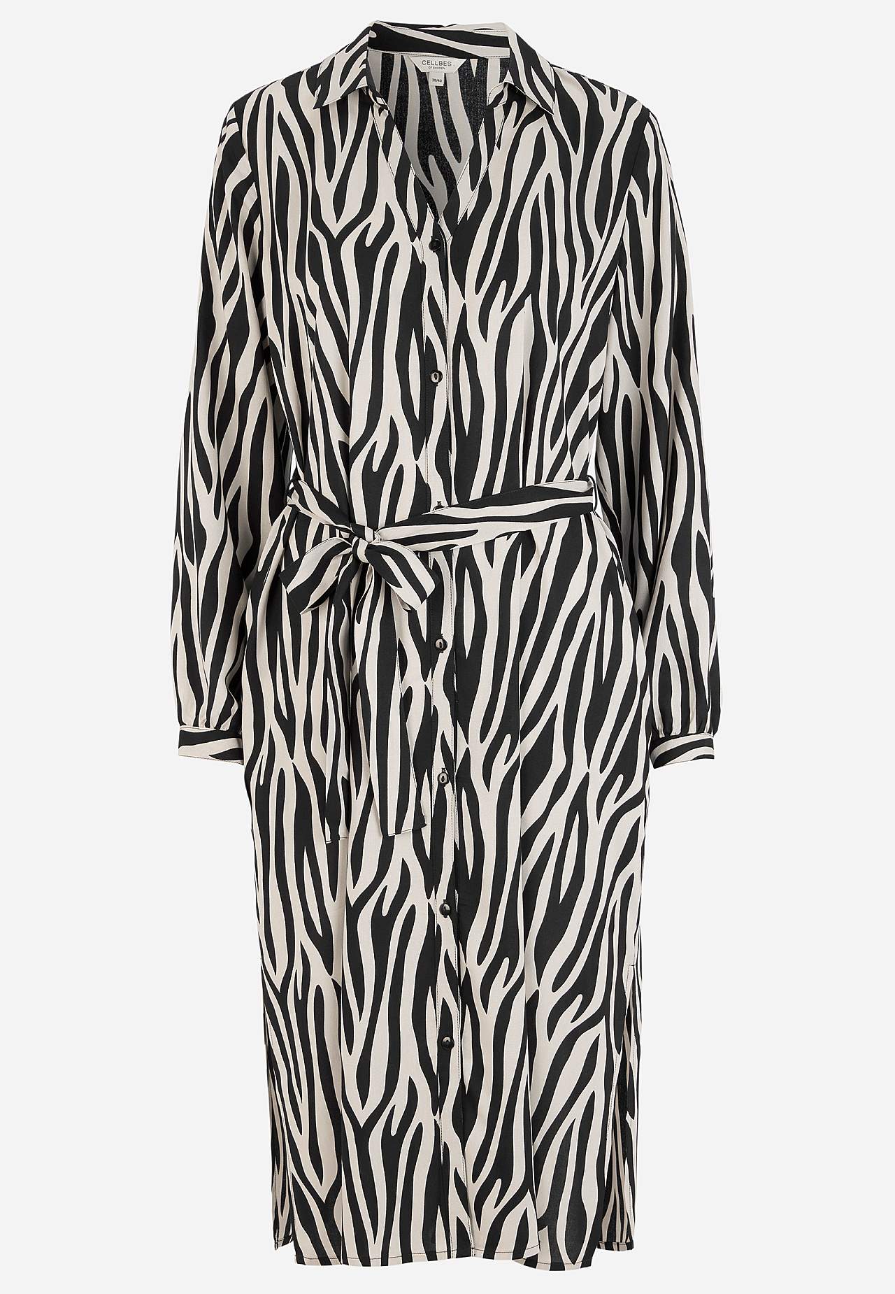 Woven dress with pockets