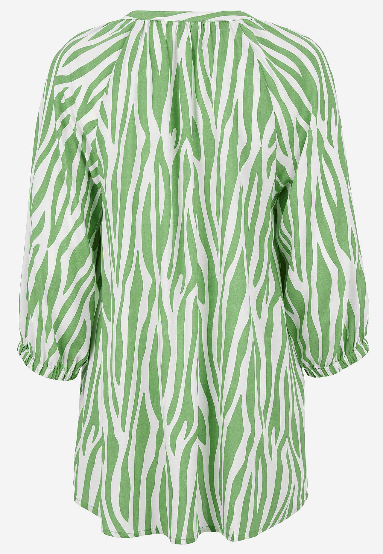 Woven, patterned tunic