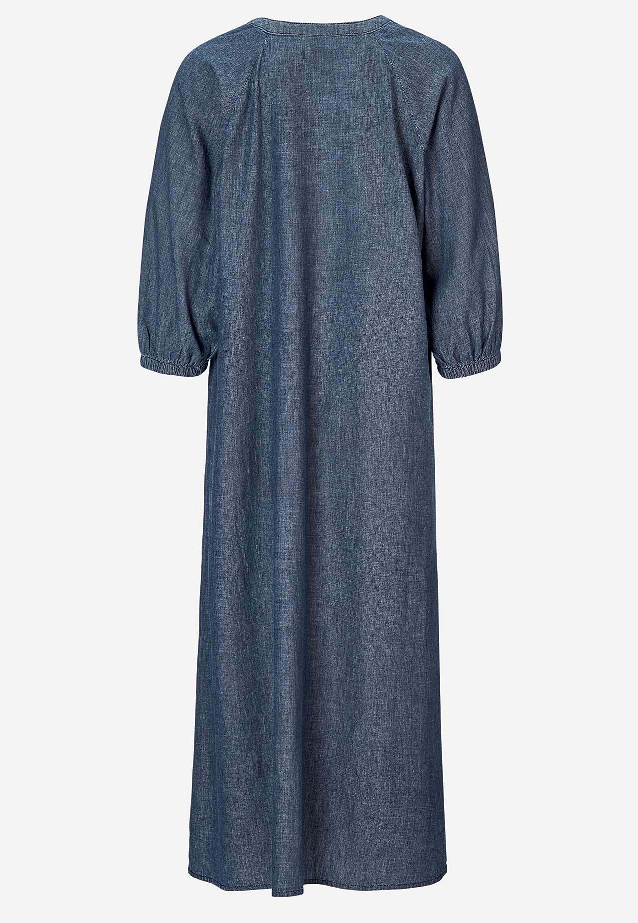 Denim dress with buttons