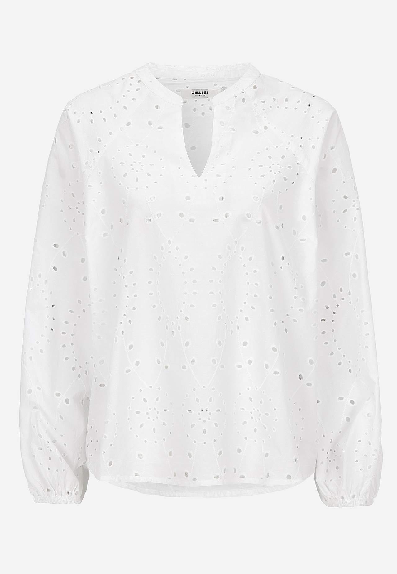 Blouse with embroidery