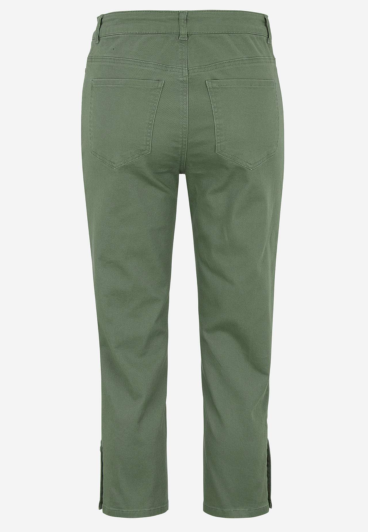Crop jeans with five-pocket design