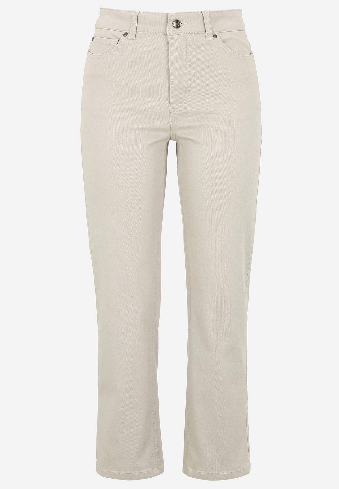 Slightly slimmer ankle jeans