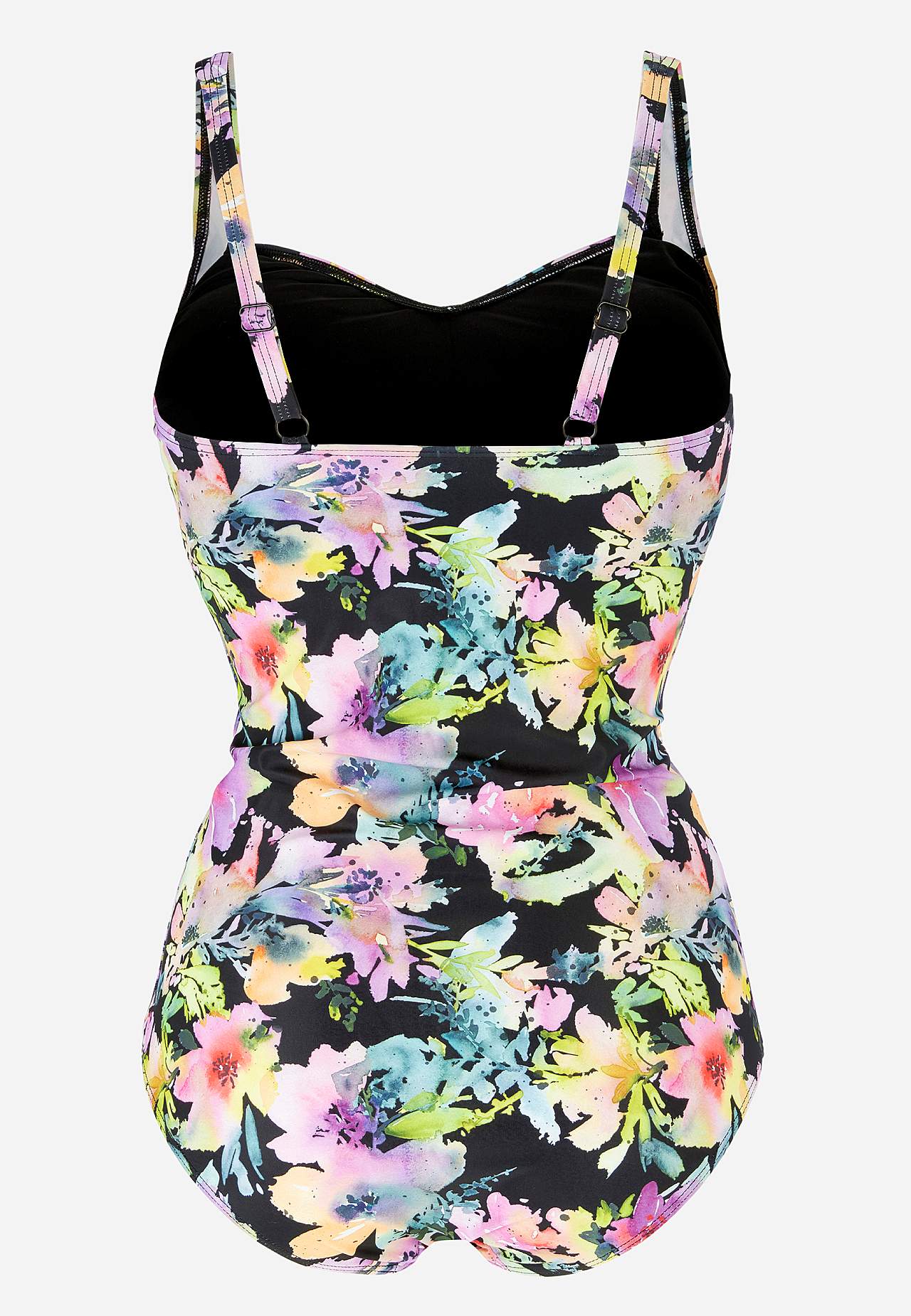 Draped shaping swimsuit