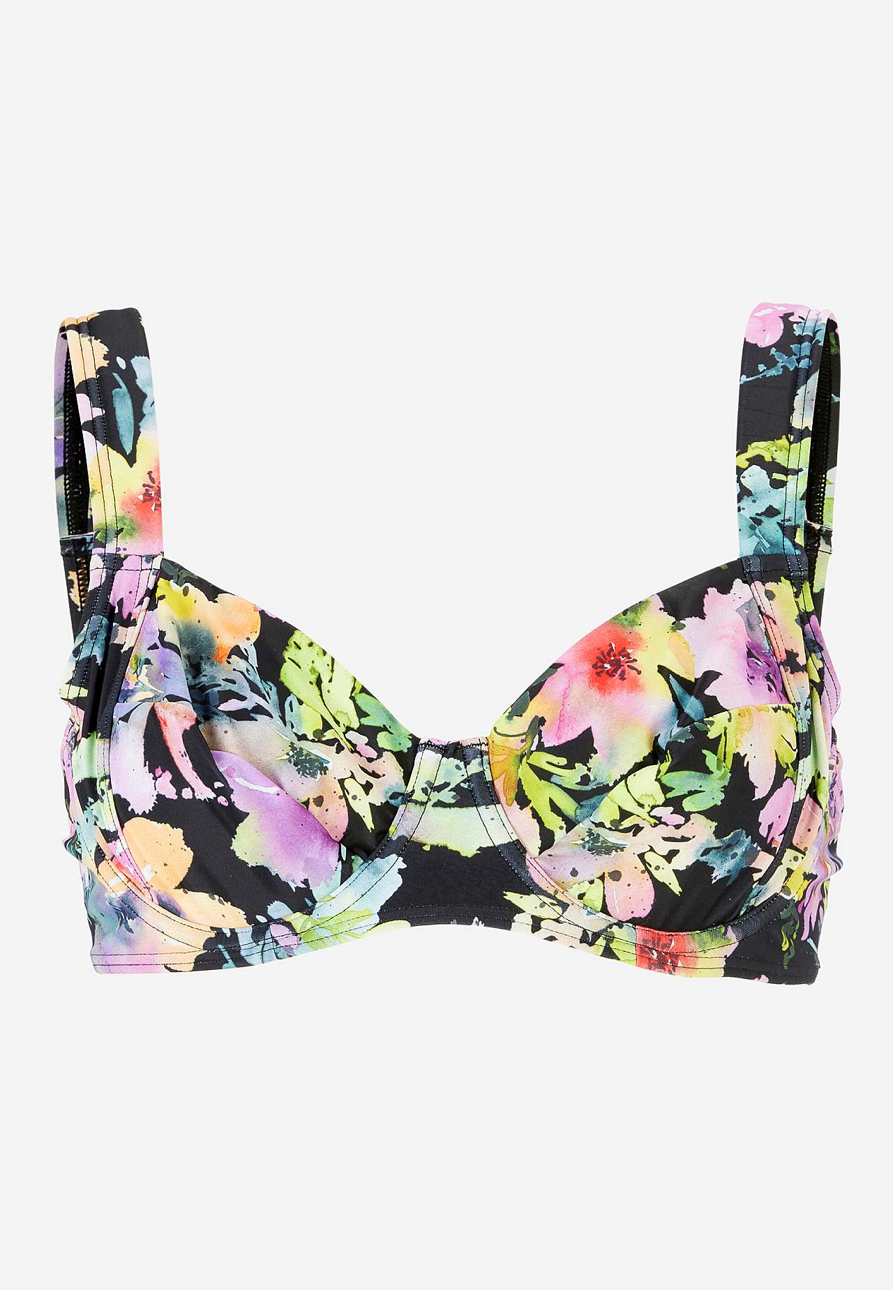 Unpadded bikini bra