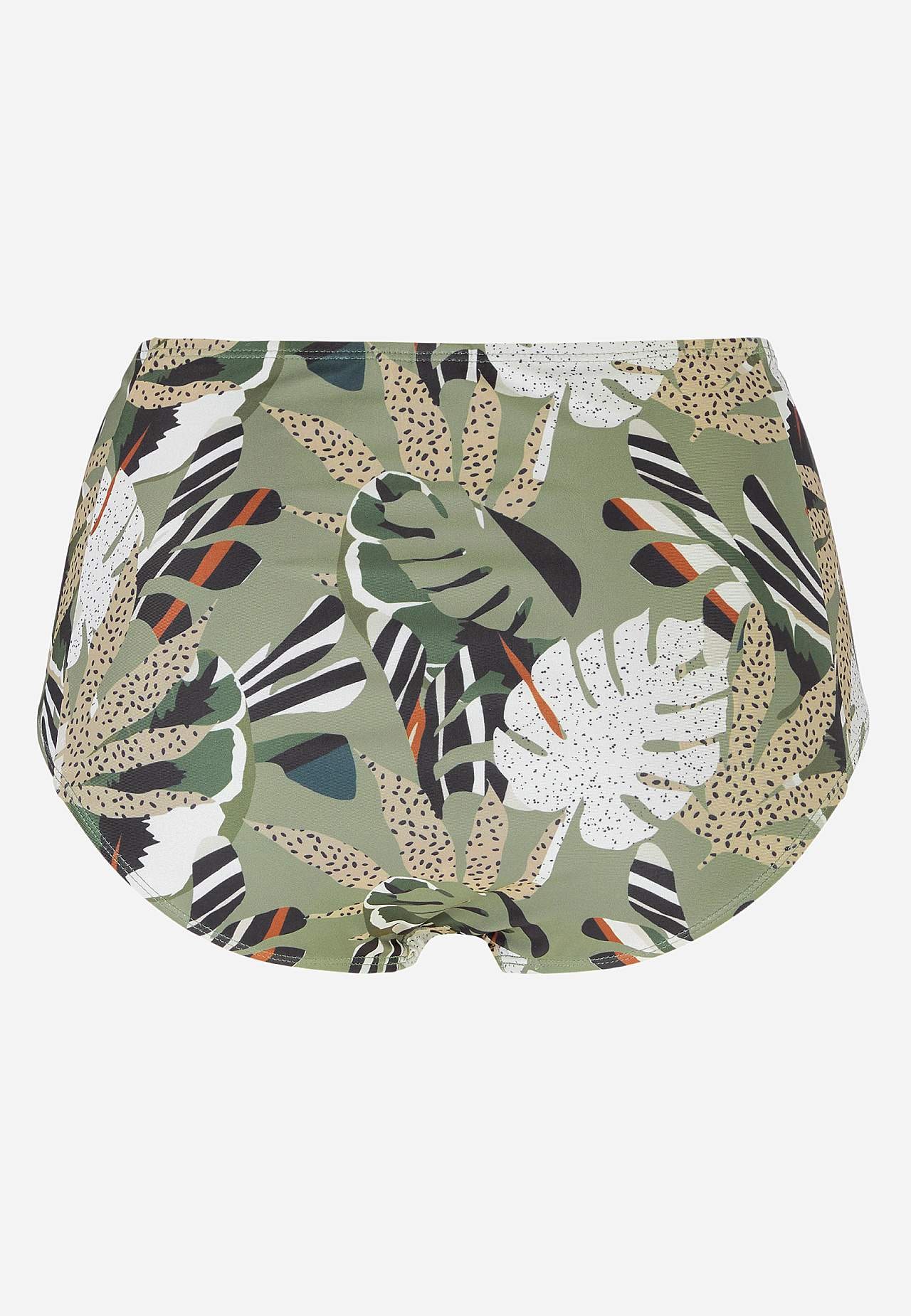 Bikini bottom with high waist