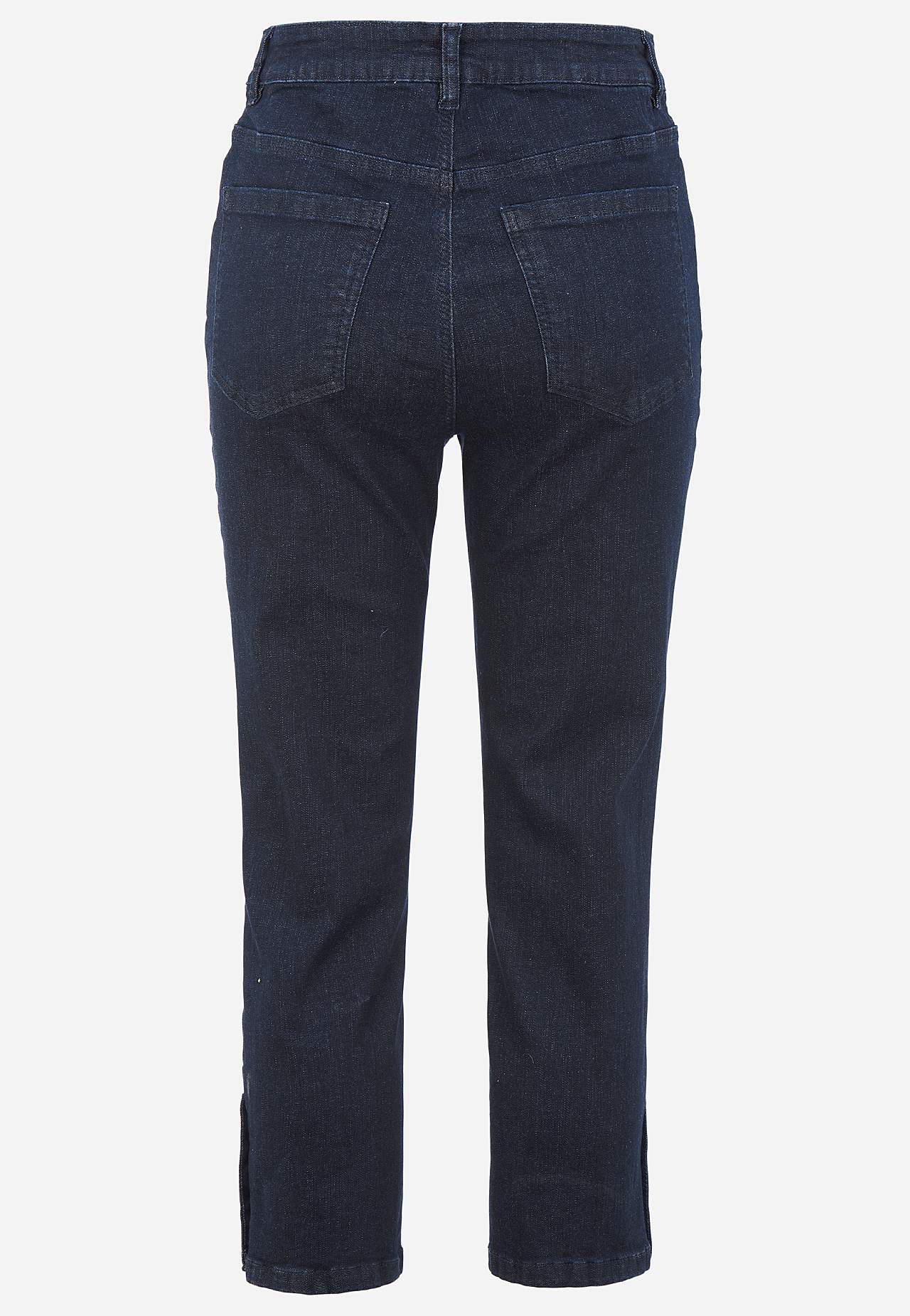 Crop jeans with five-pocket design