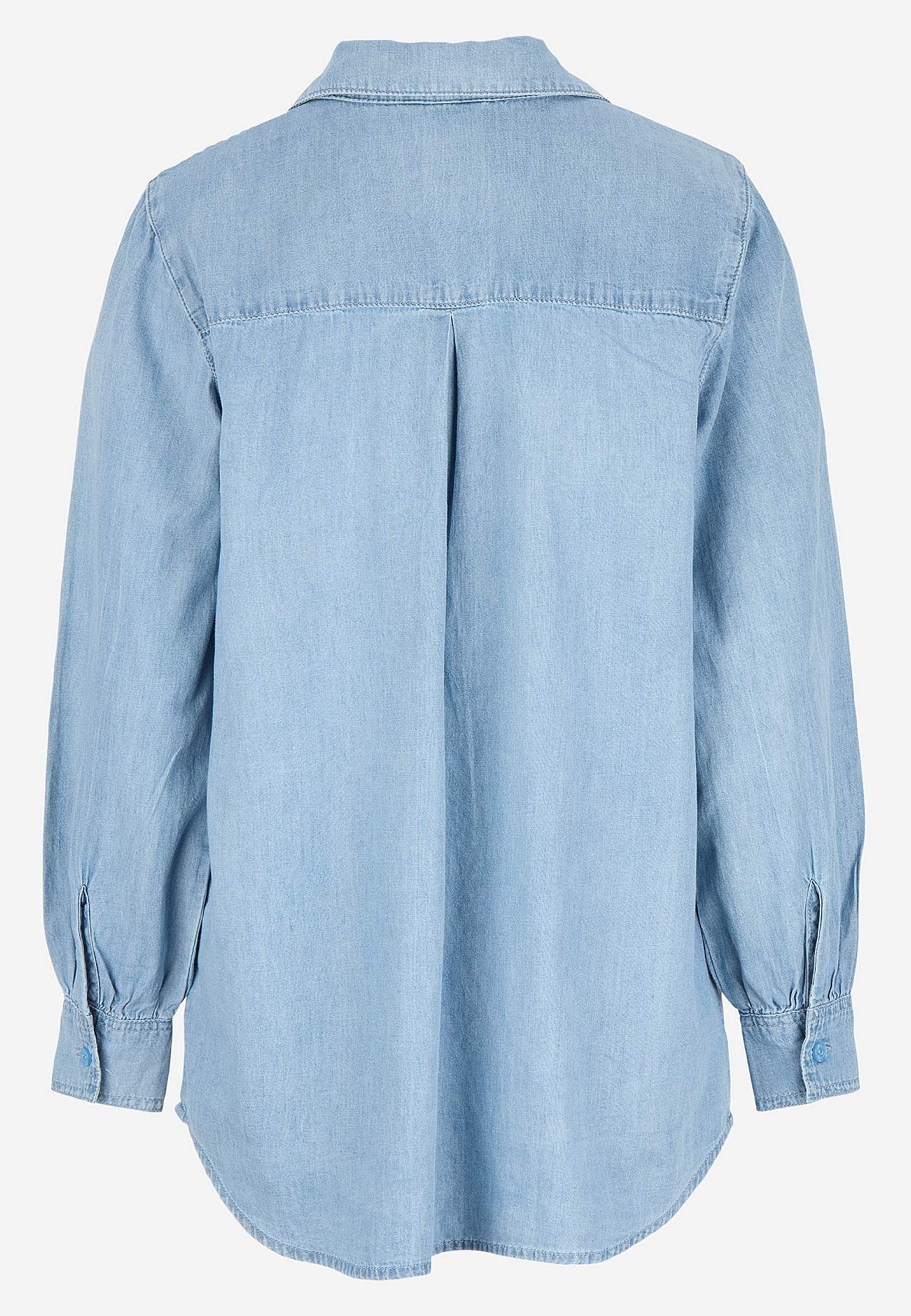 Denim shirt with buttons