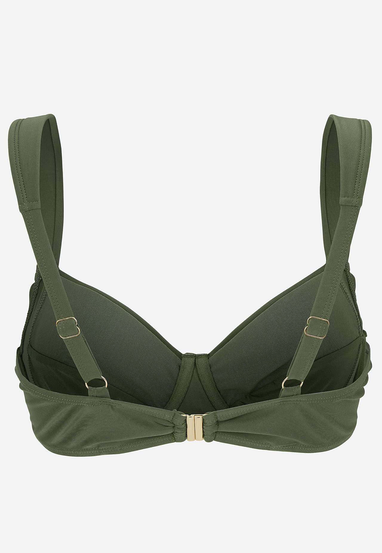 Solid color bikini bra