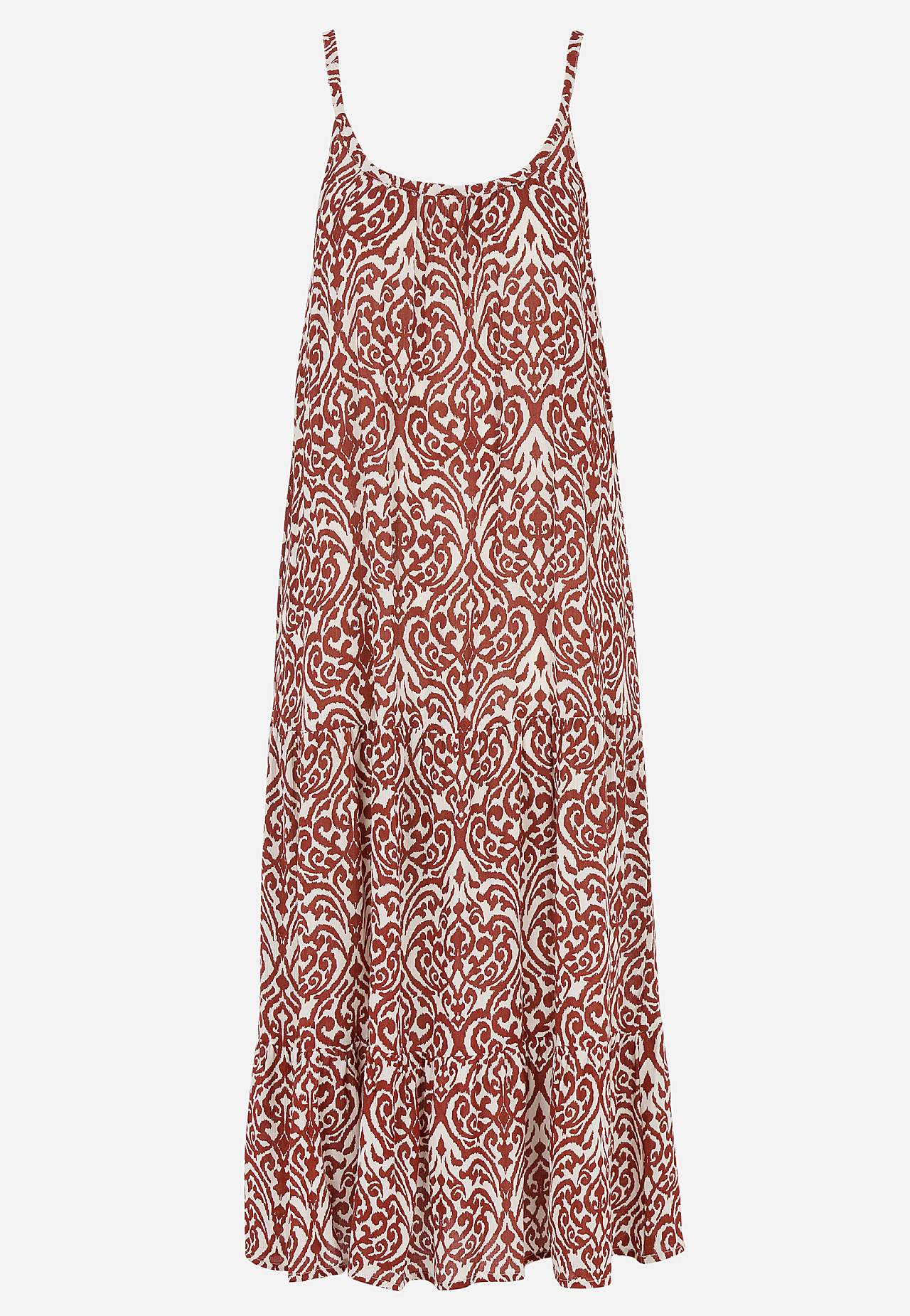 Beach dress with flounces