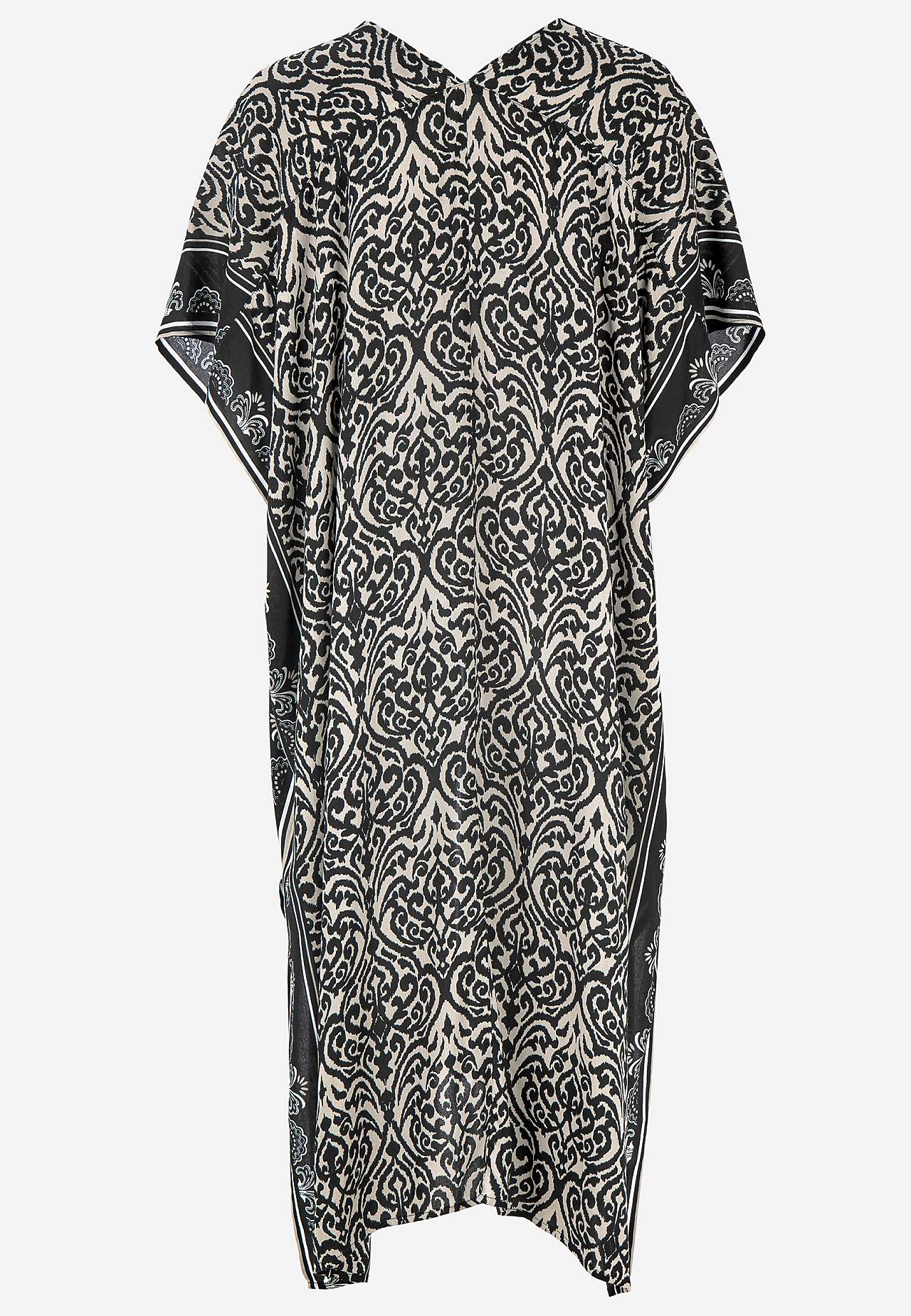 Beach caftan with buttons