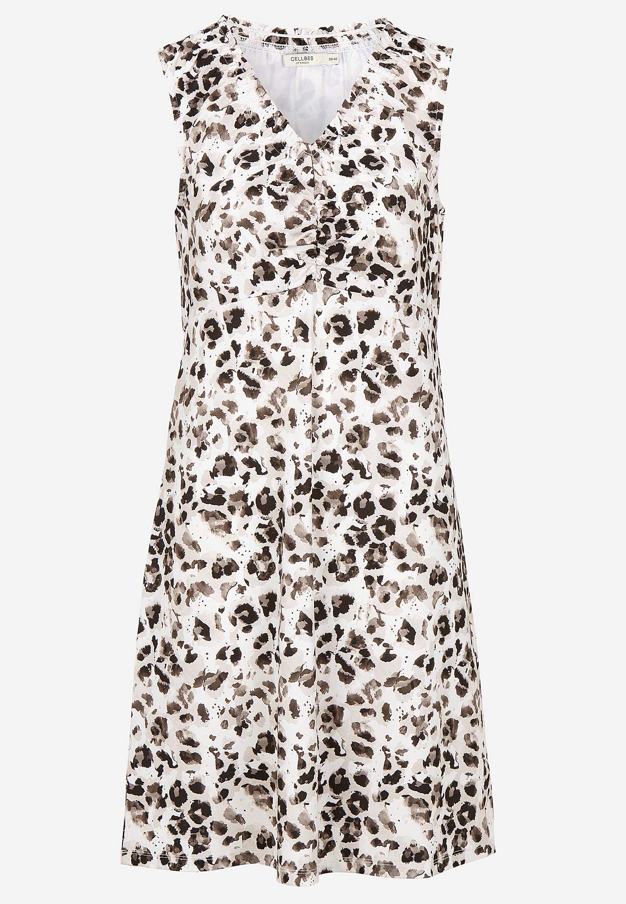 Patterned jersey dress