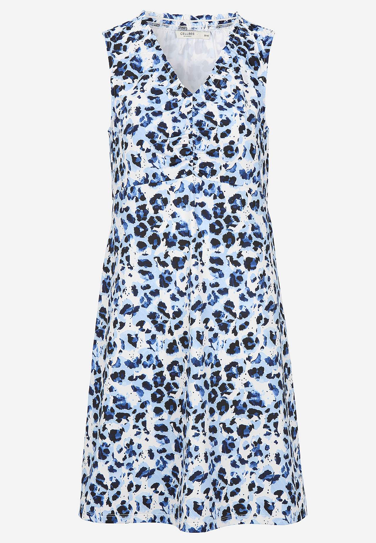 Patterned jersey dress