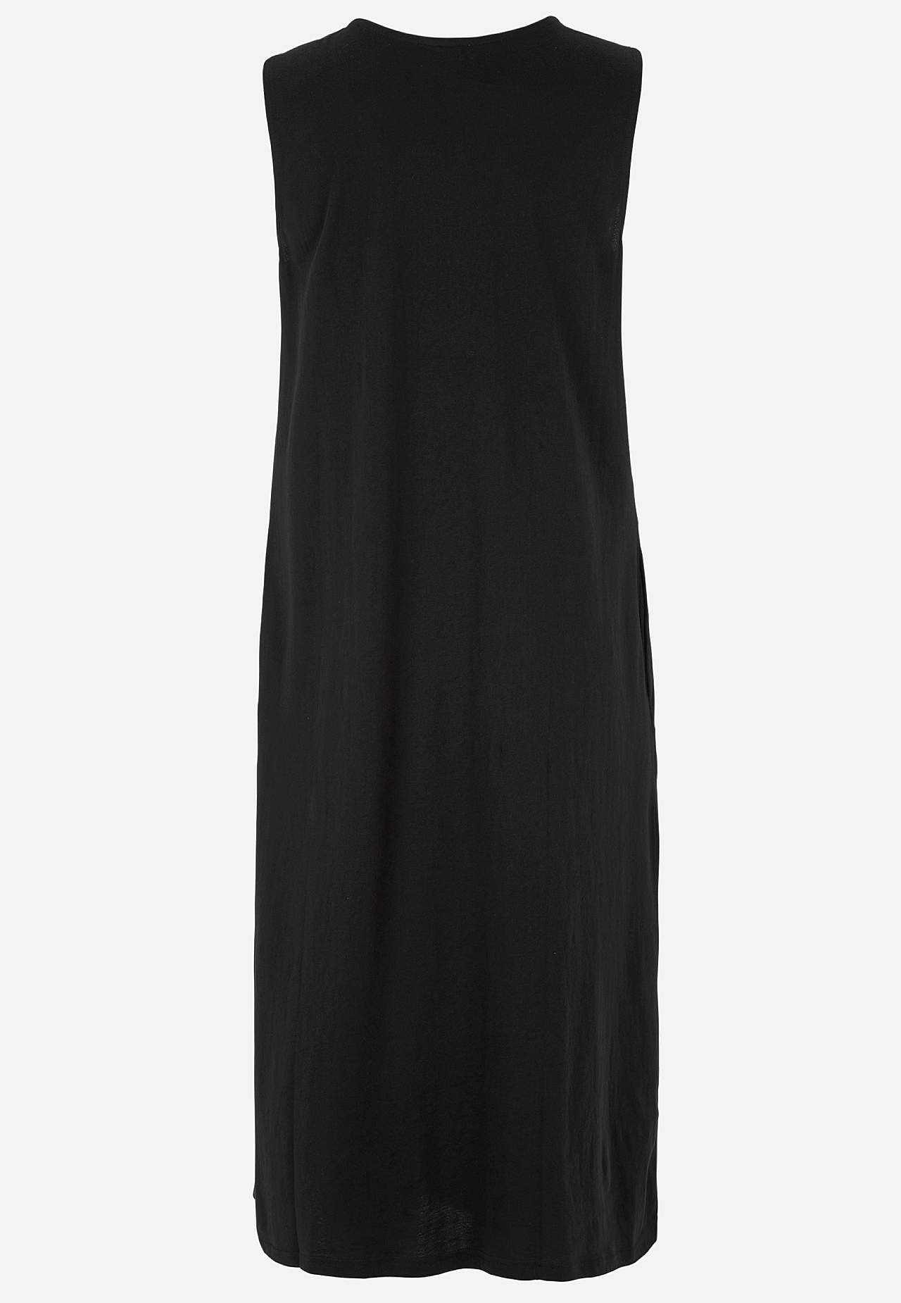 Jersey dress with pockets