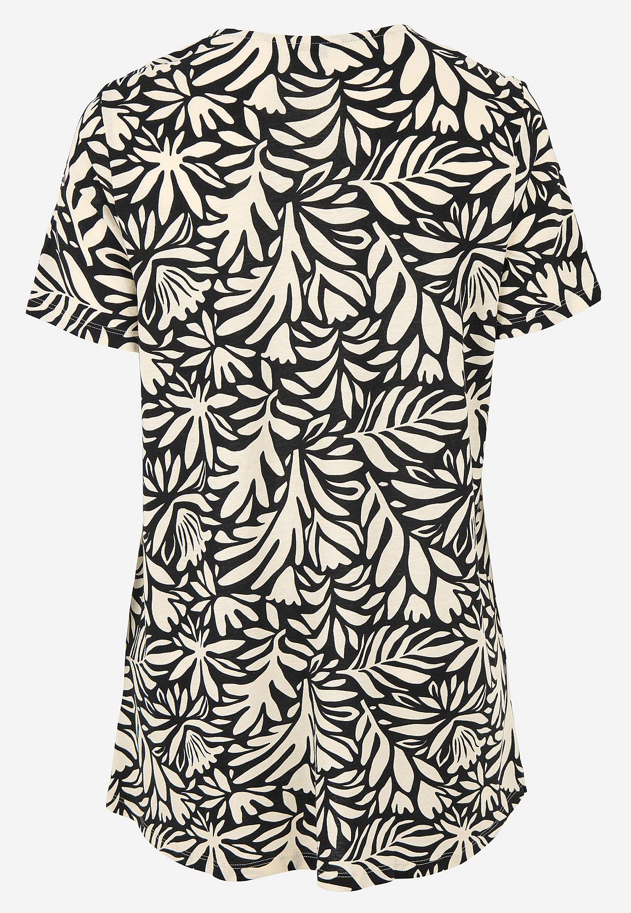 Jersey tuniq with flattering pleat