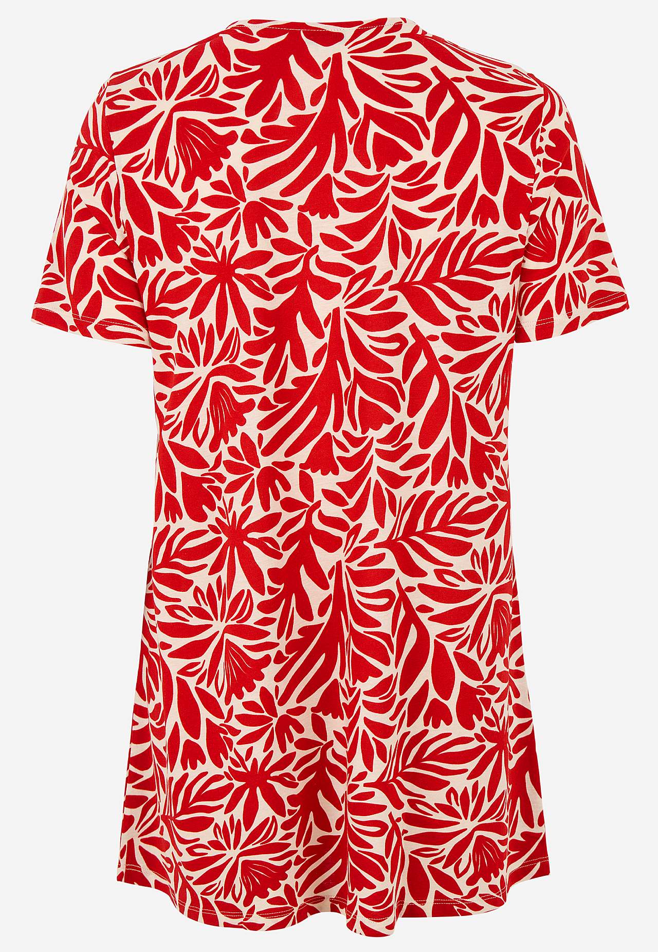 Jersey tuniq with flattering pleat