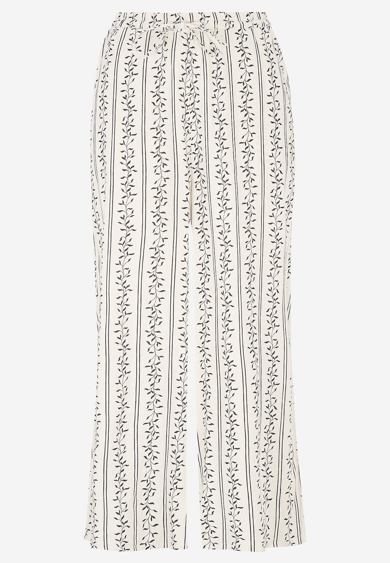 Patterned culotte trousers
