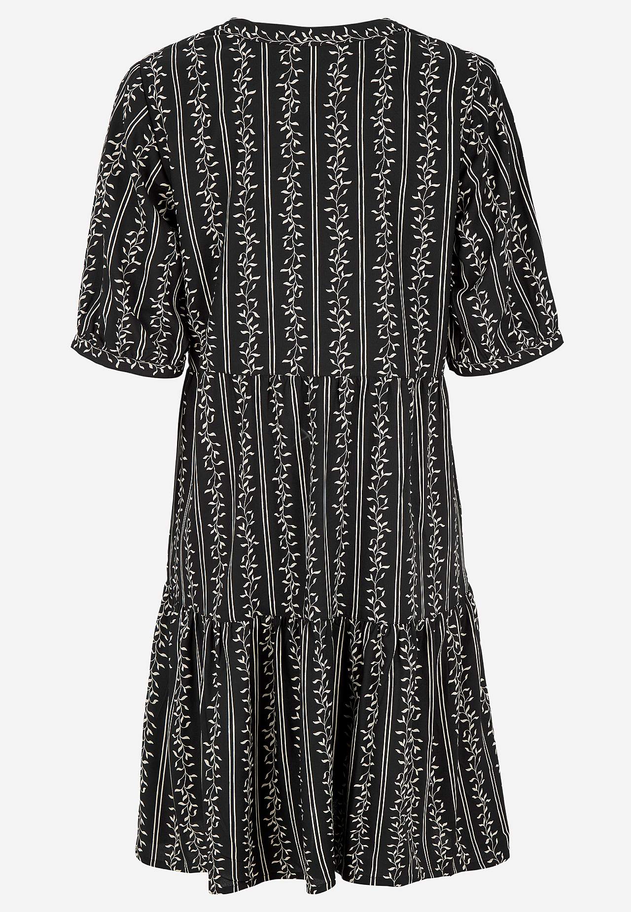 Dress with flounce
