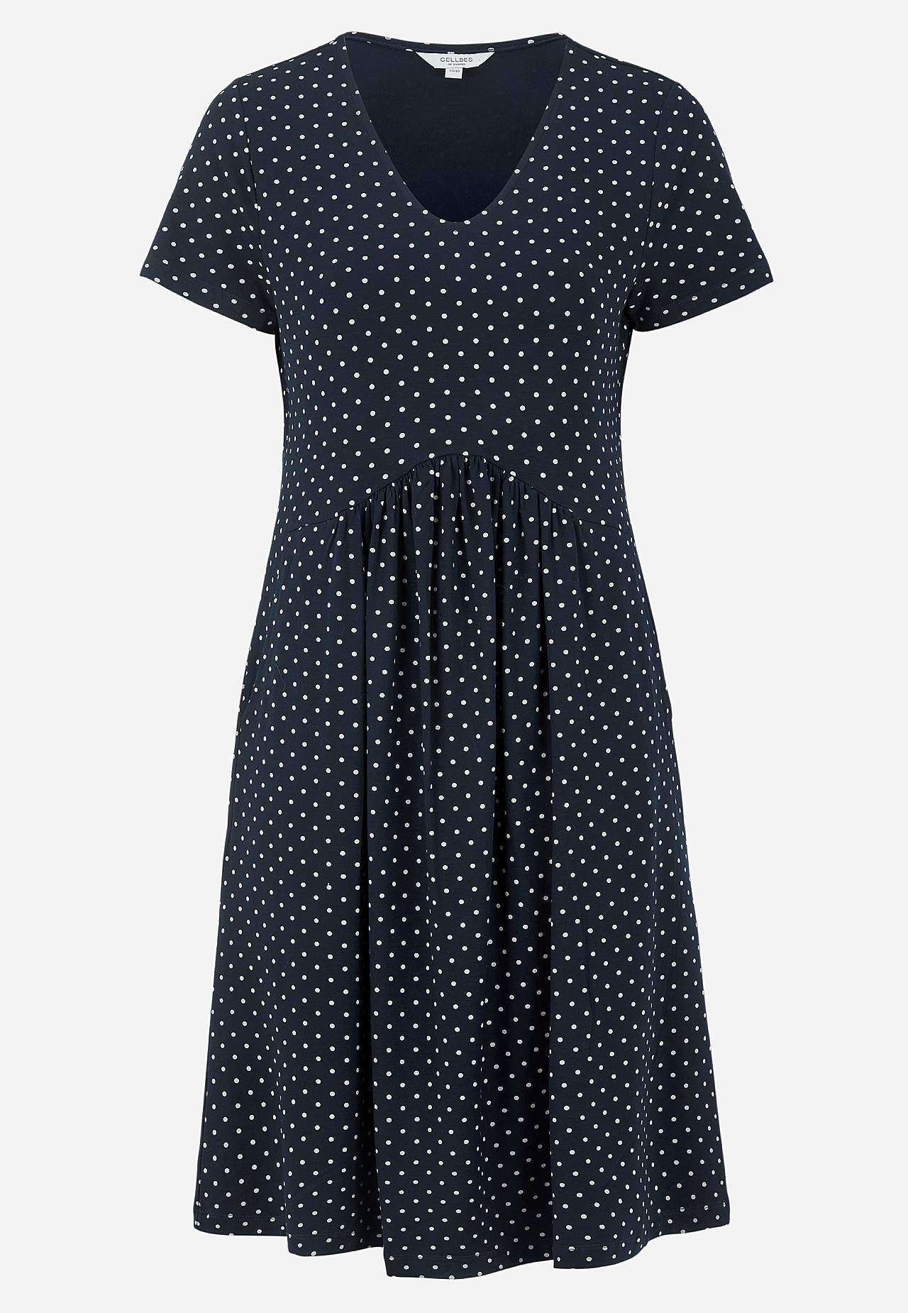 Jersey dress with pockets