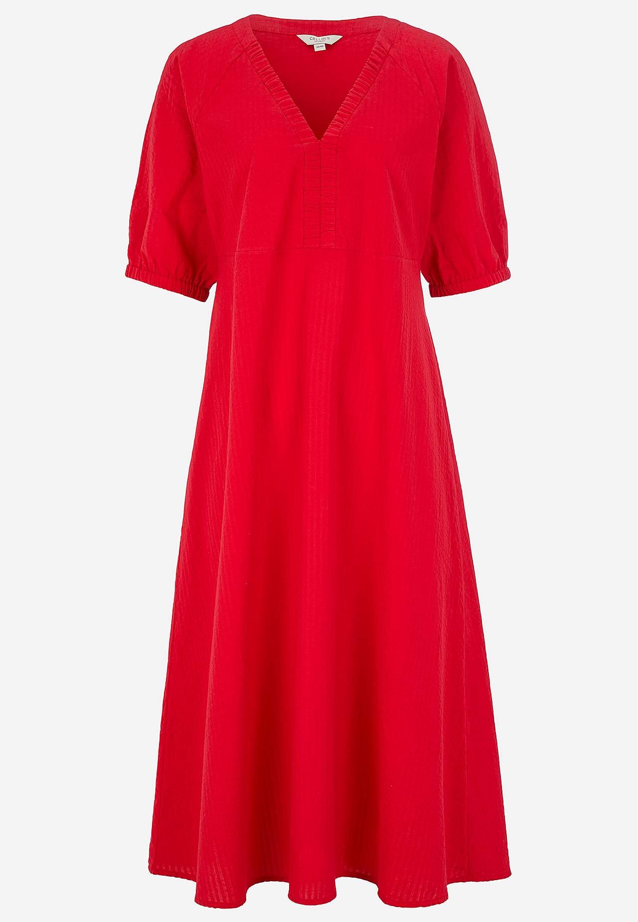 Dress in seersucker