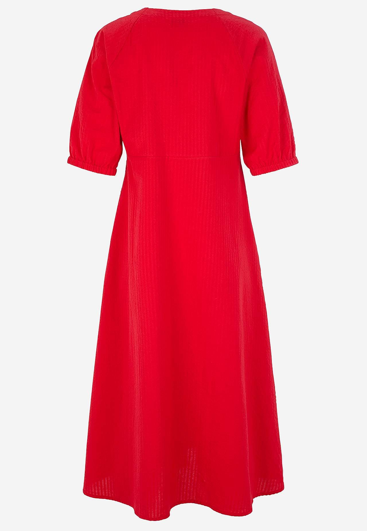 Dress in seersucker