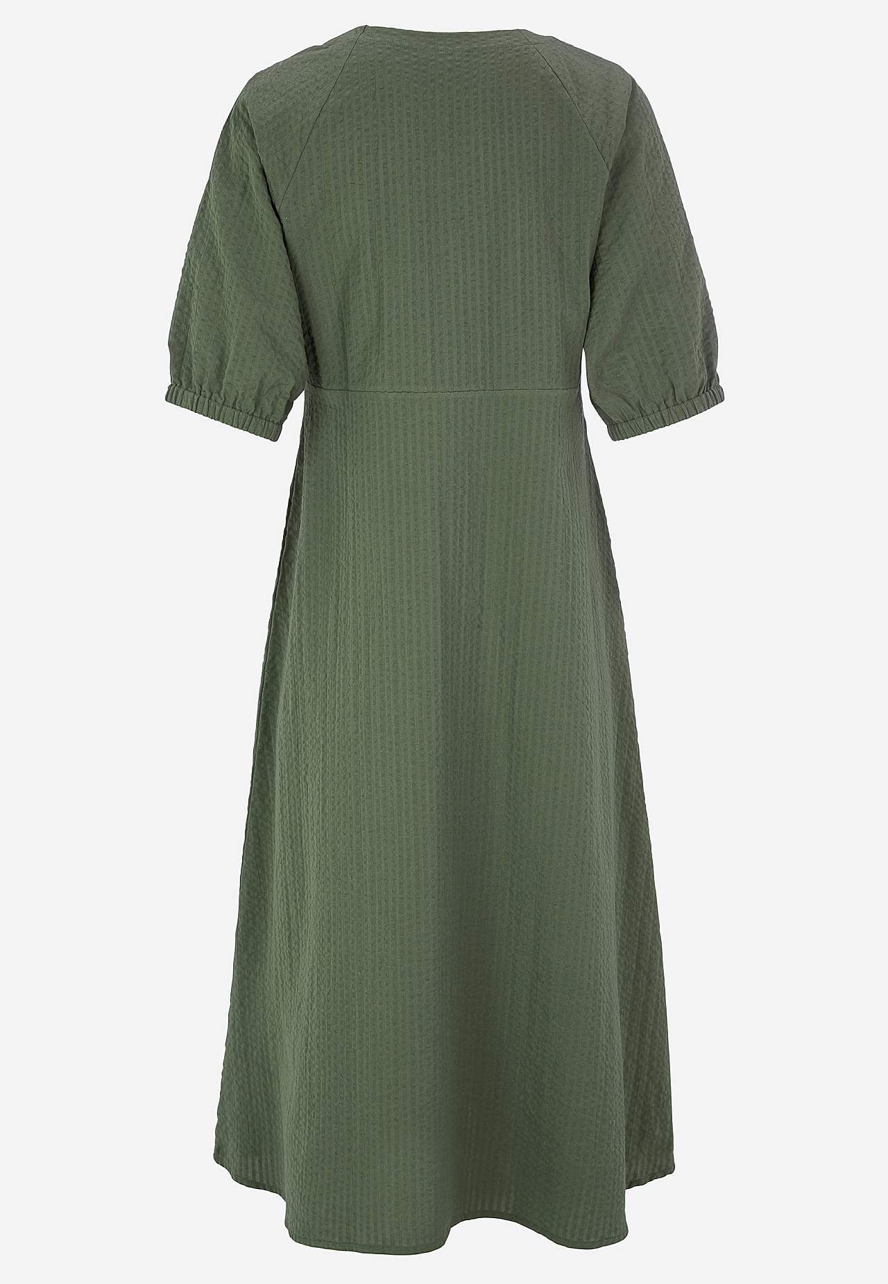 Dress in seersucker