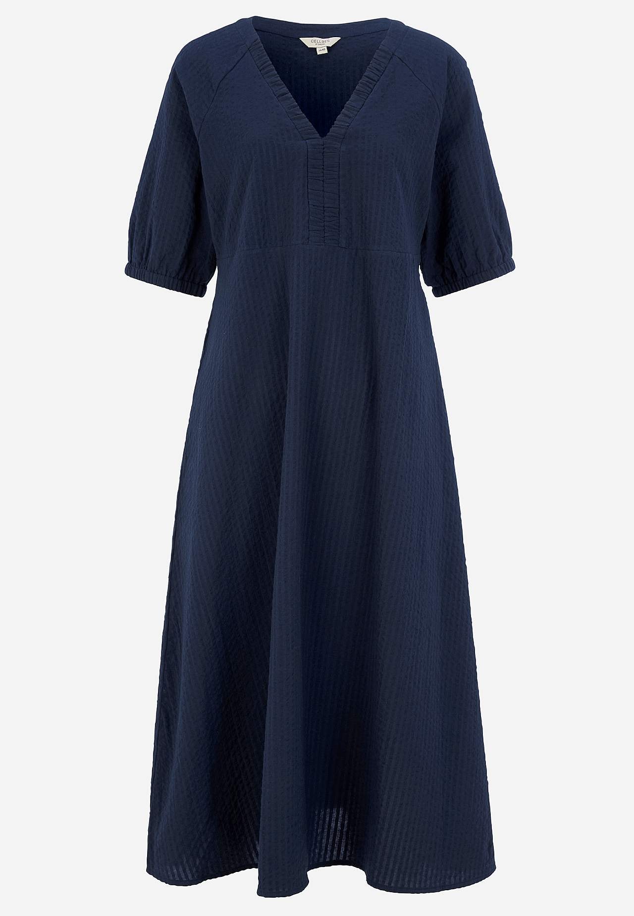Dress in seersucker