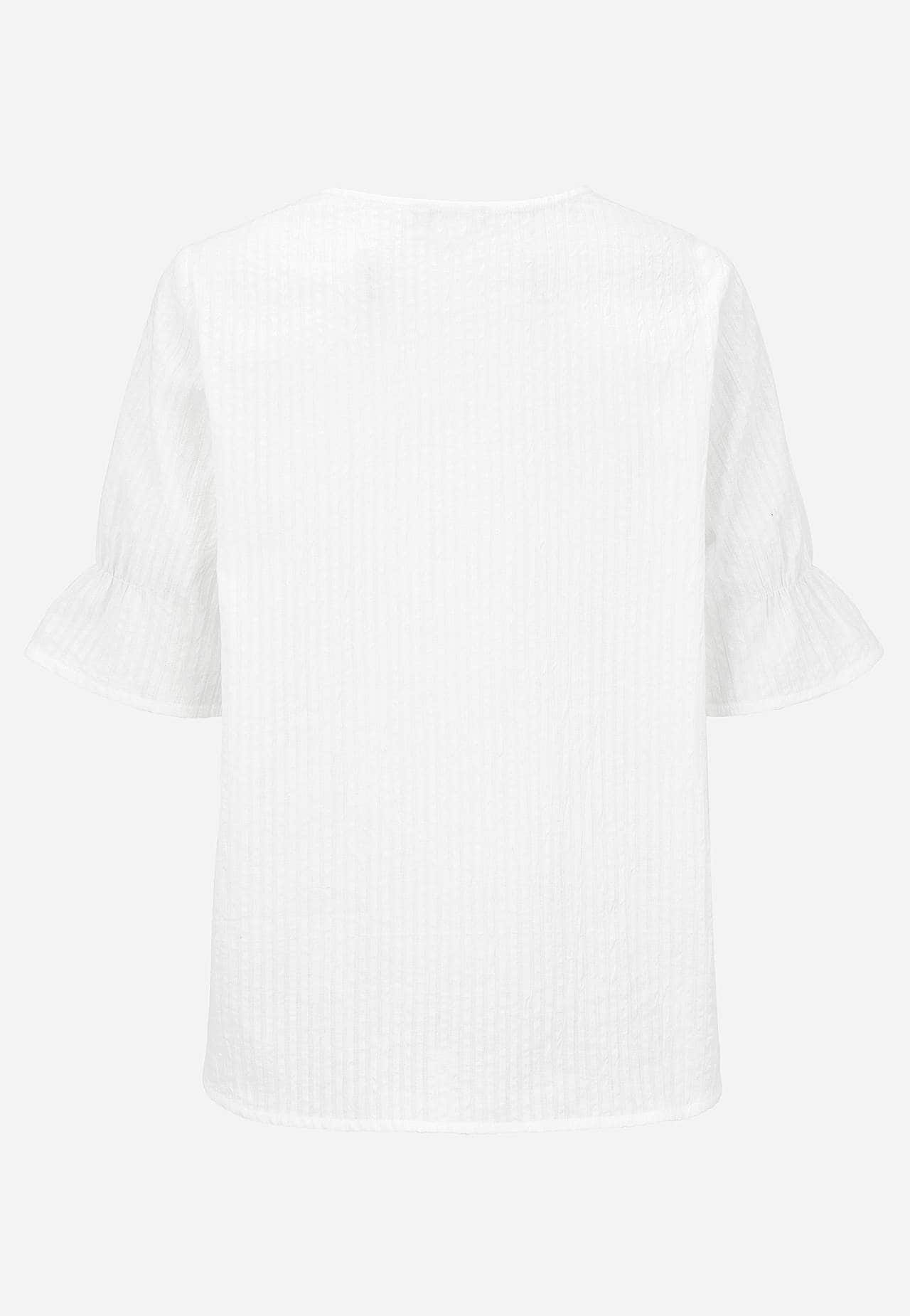 Blouse in seersucker