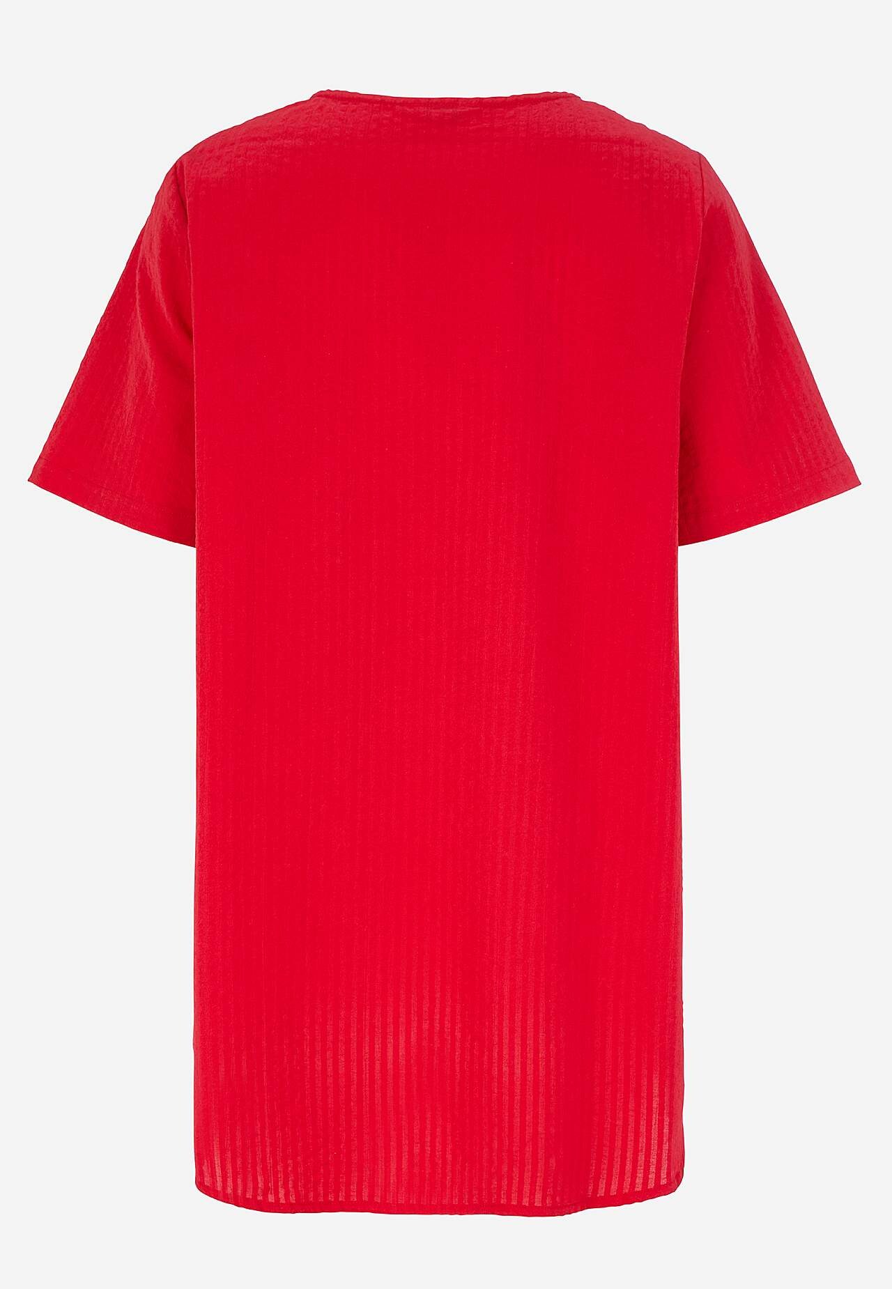Tunic in seersucker
