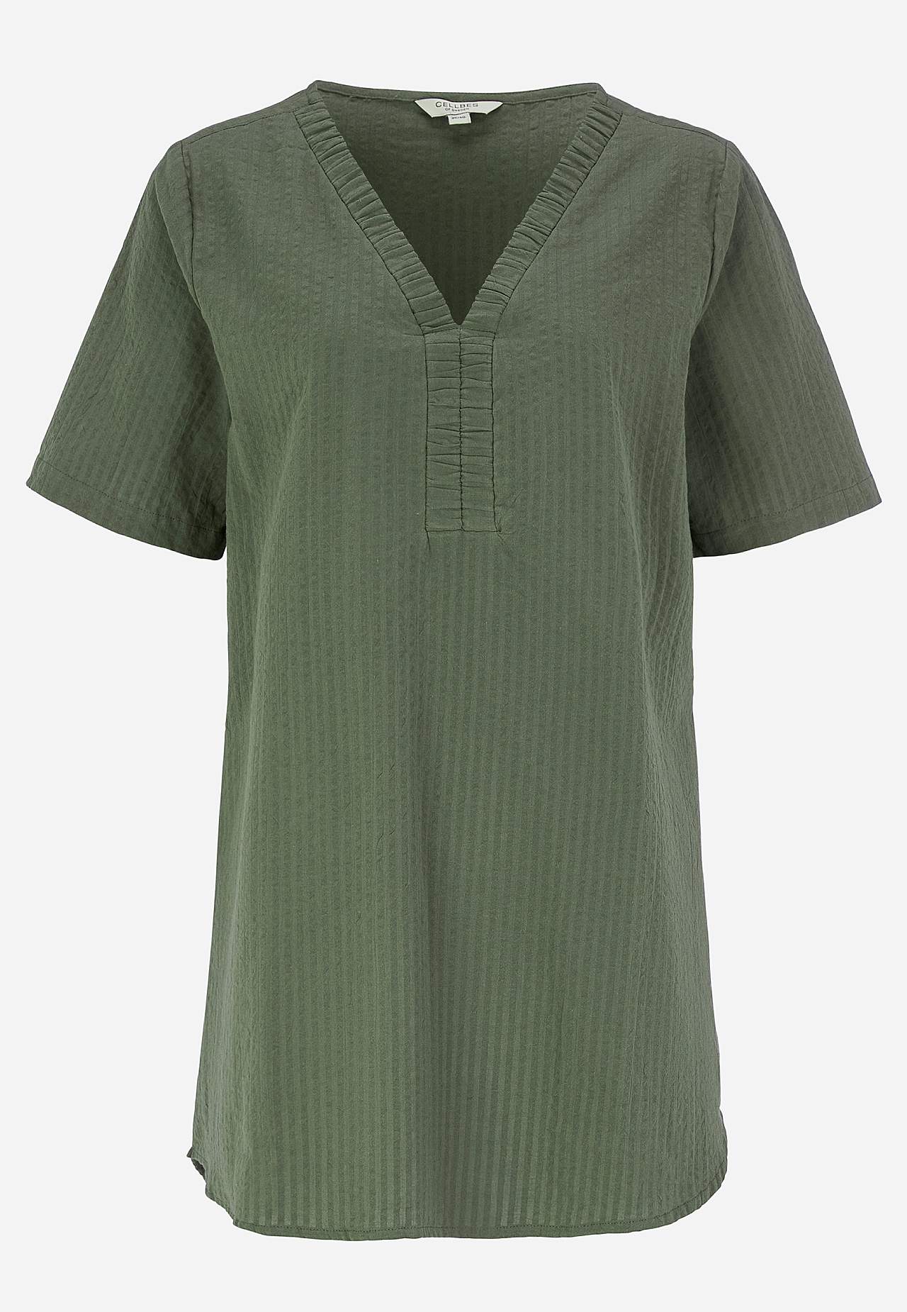 Tunic in seersucker