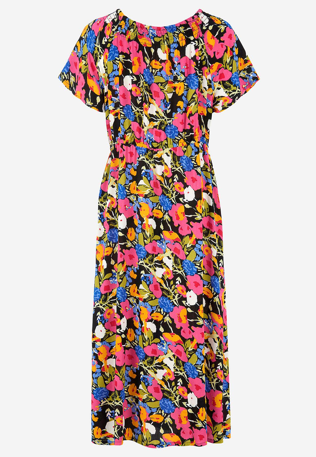 Dress in viscose crepe