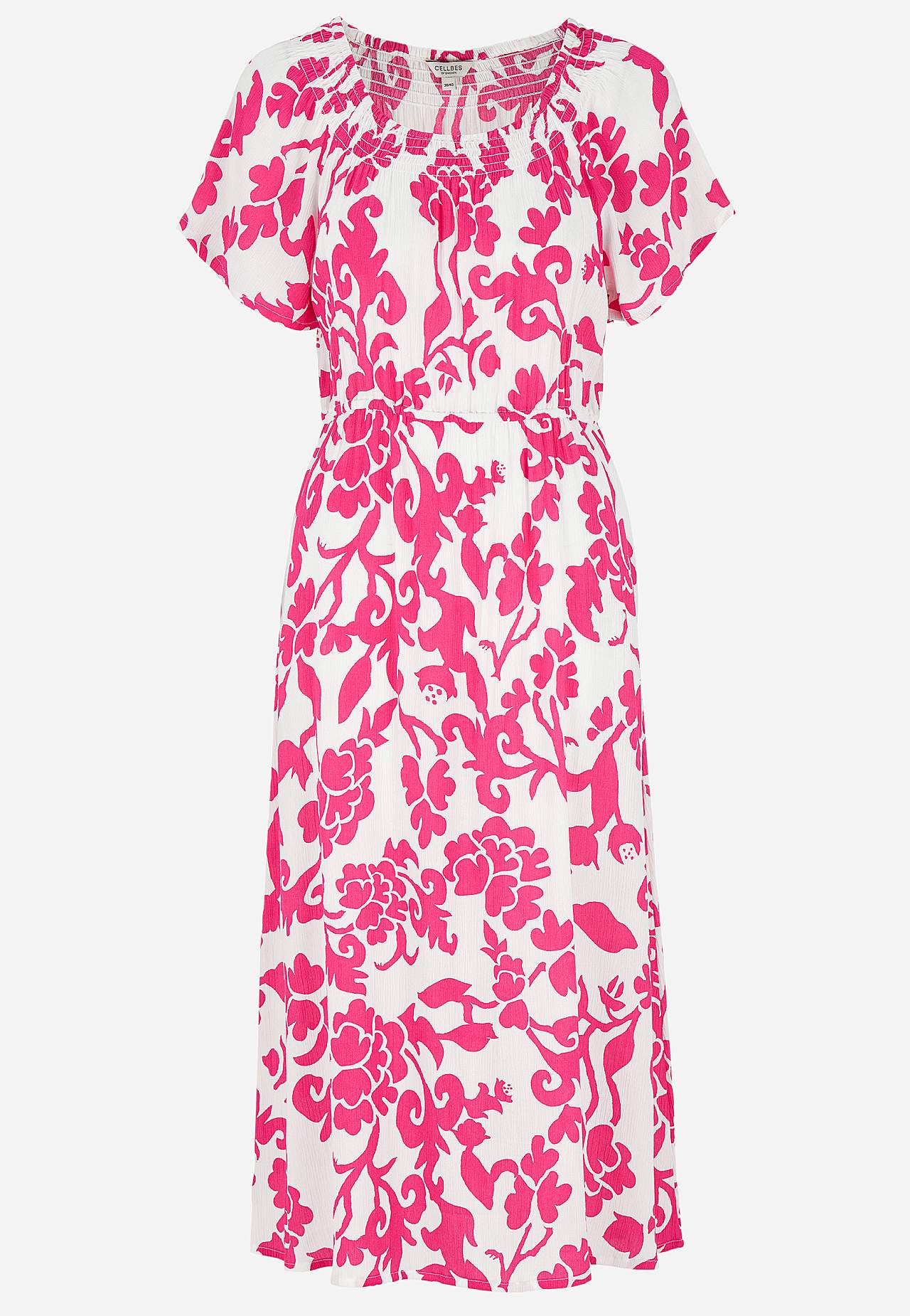 Dress in viscose crepe