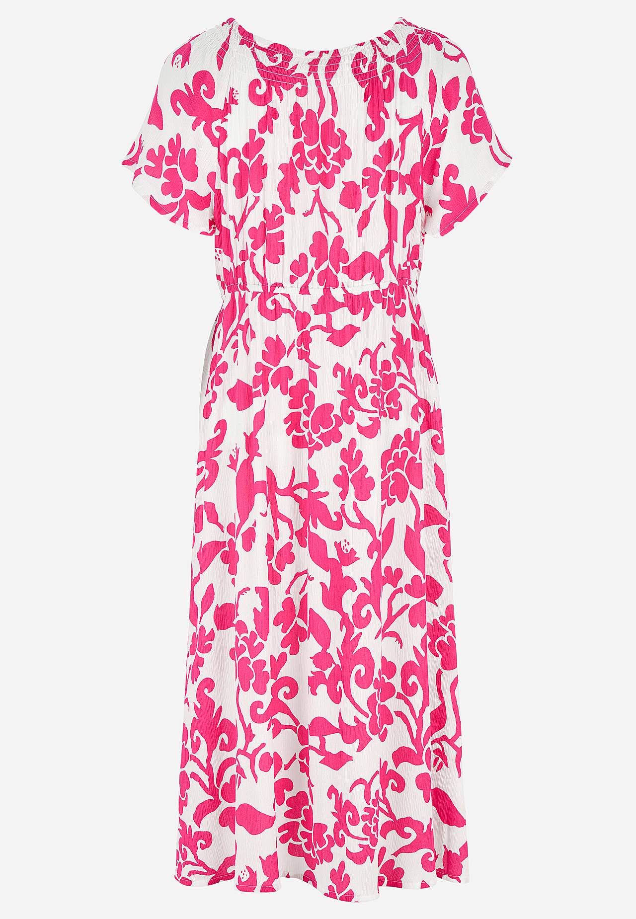 Dress in viscose crepe