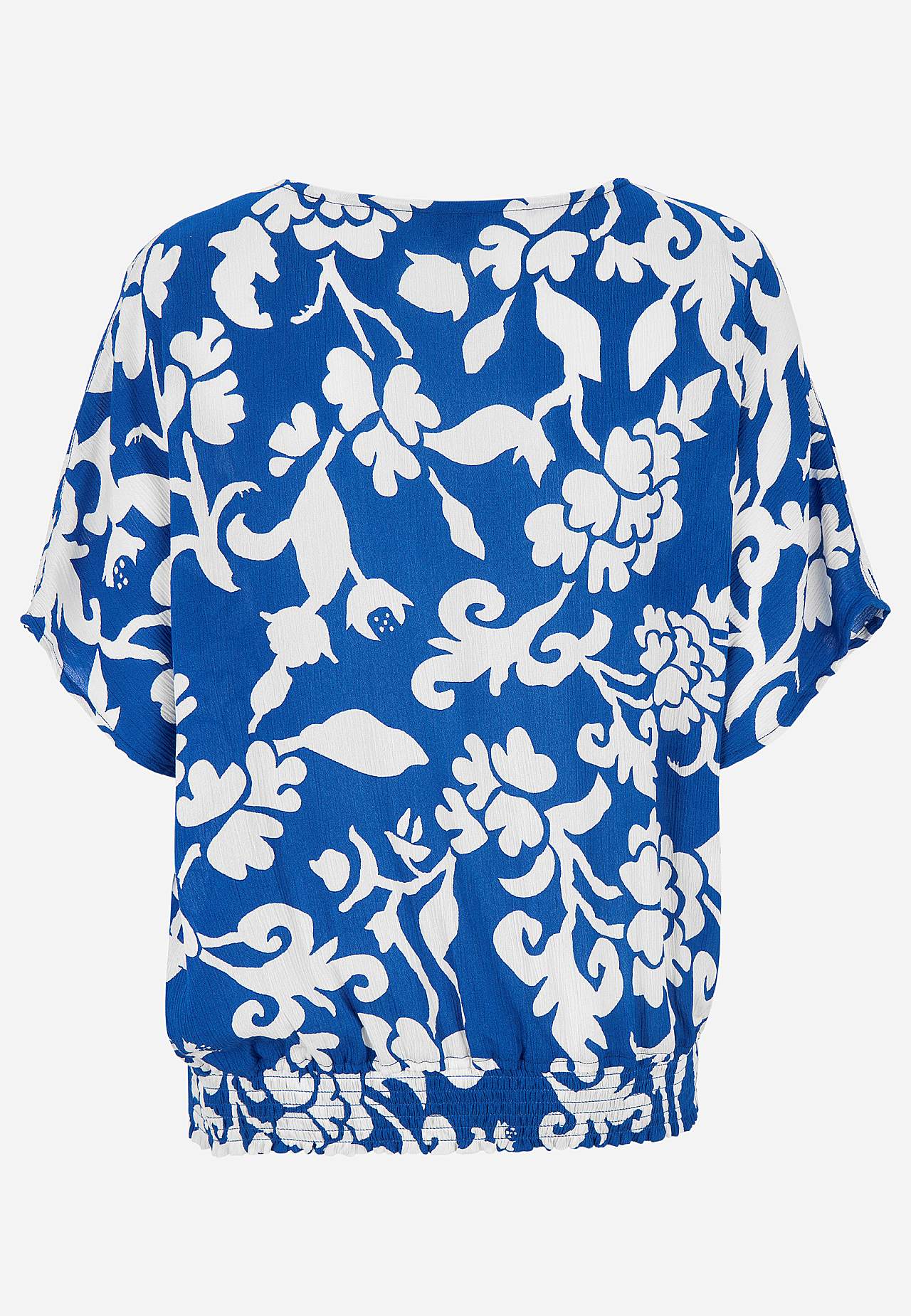 Blouse in viscose crepe
