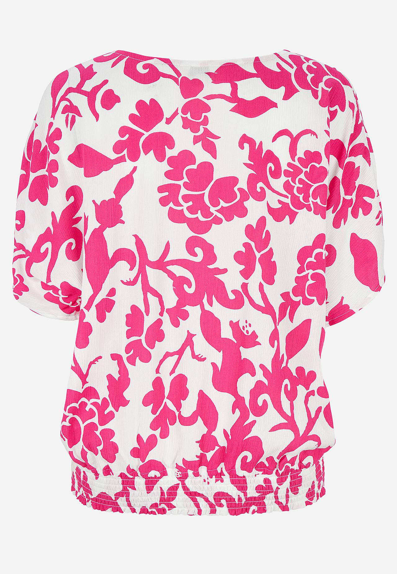 Blouse in viscose crepe