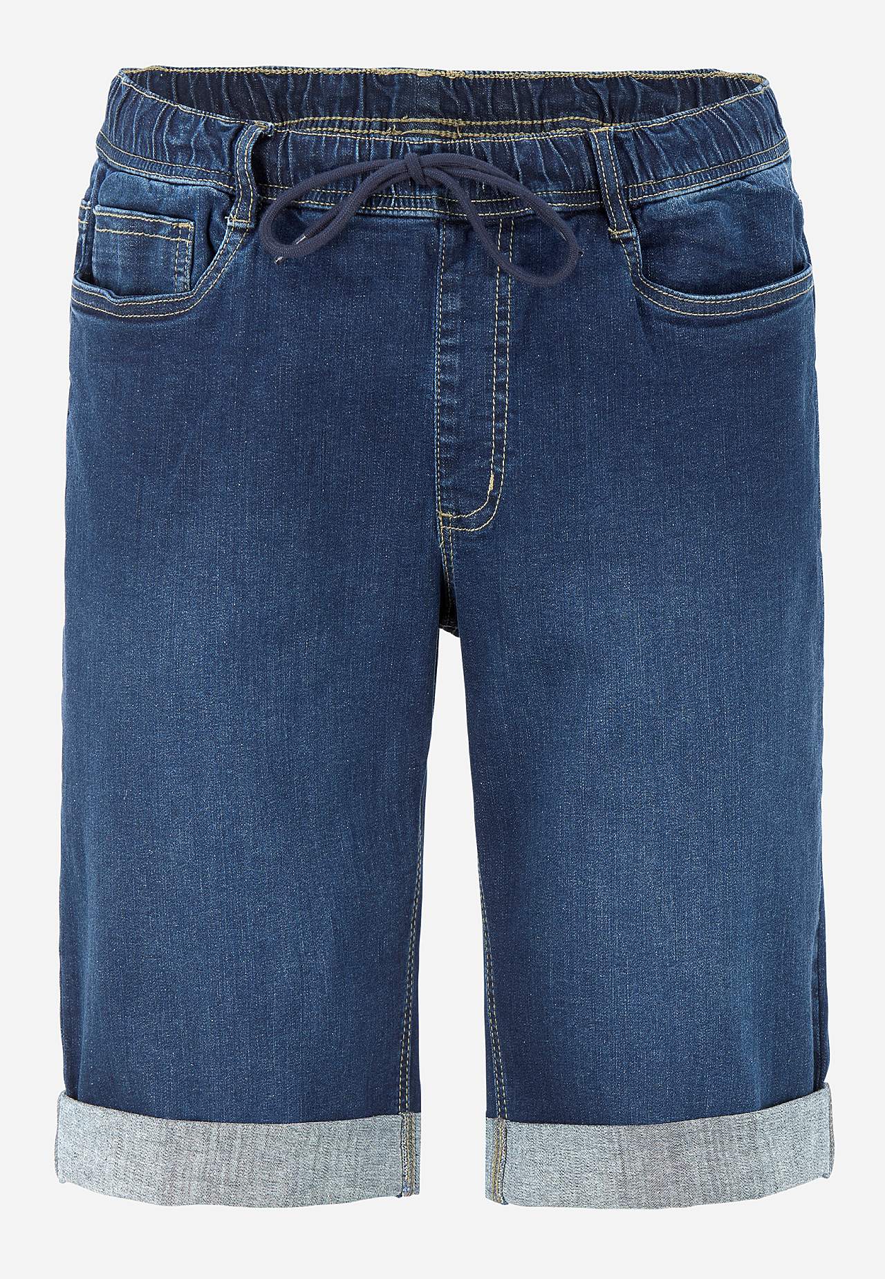 Jogger shorts with elastic waist