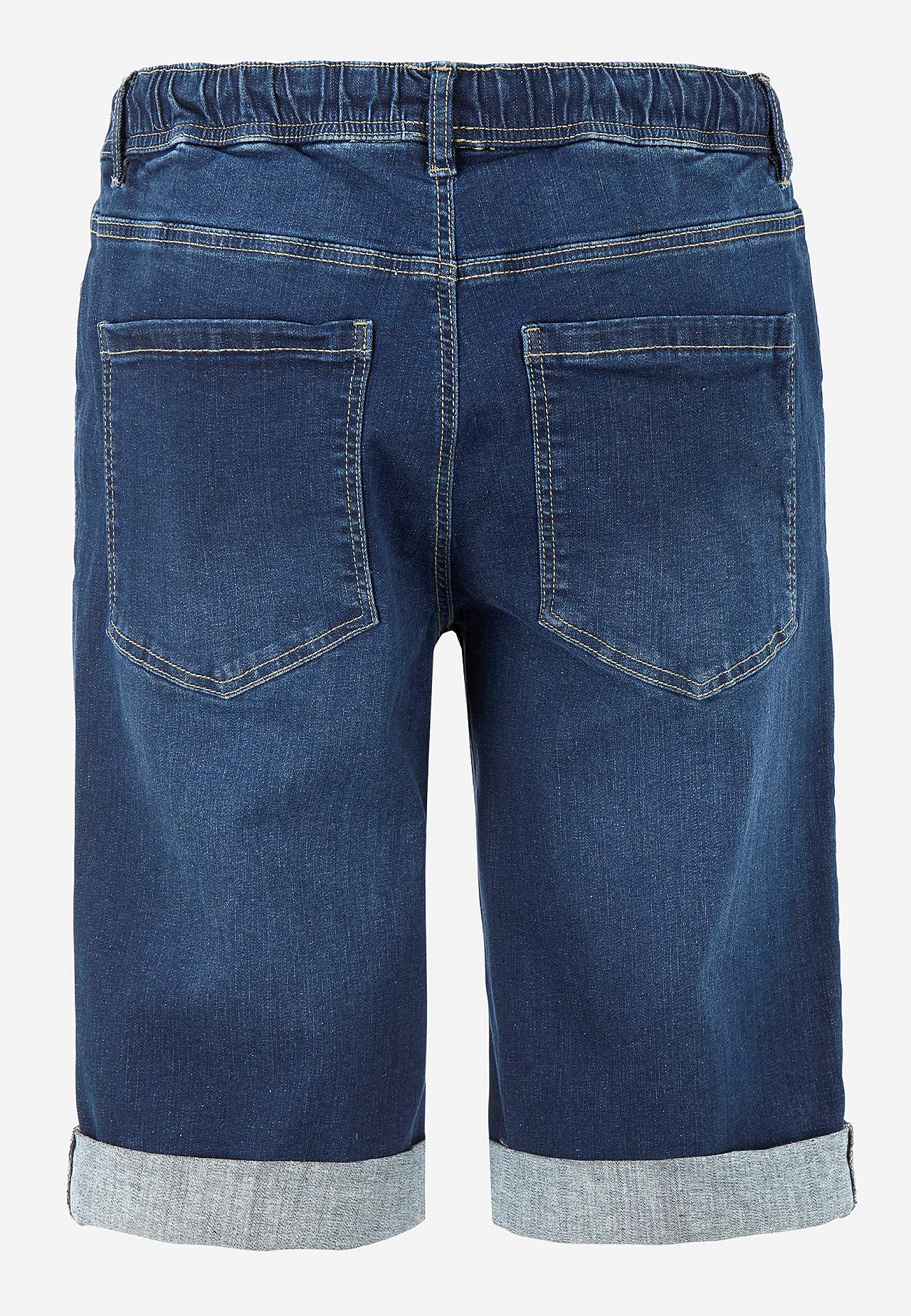 Jogger shorts with elastic waist